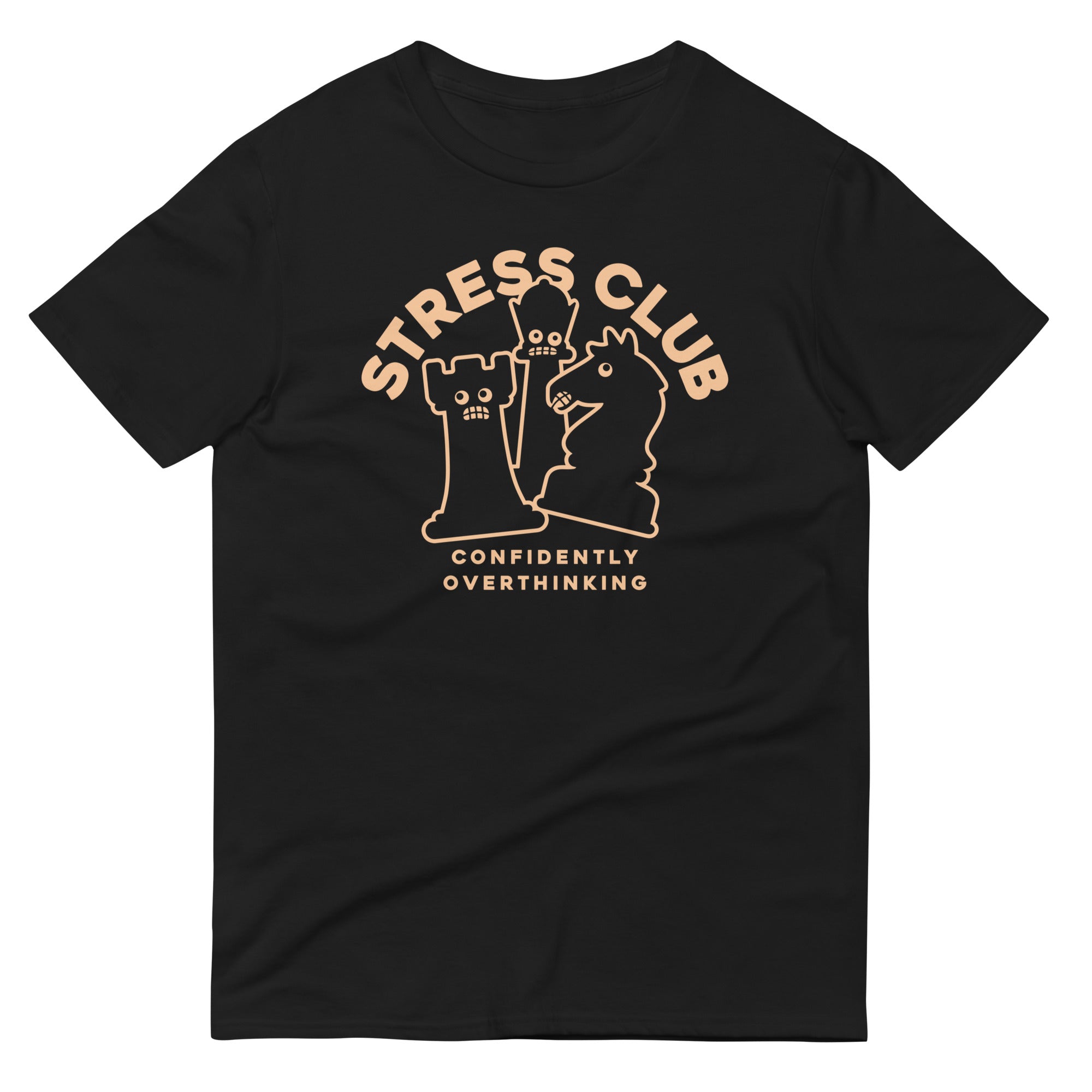 Stress Club Men's Signature Tee Hoodie, Sweatshirt | CoreVibeTees.com (Image 1)