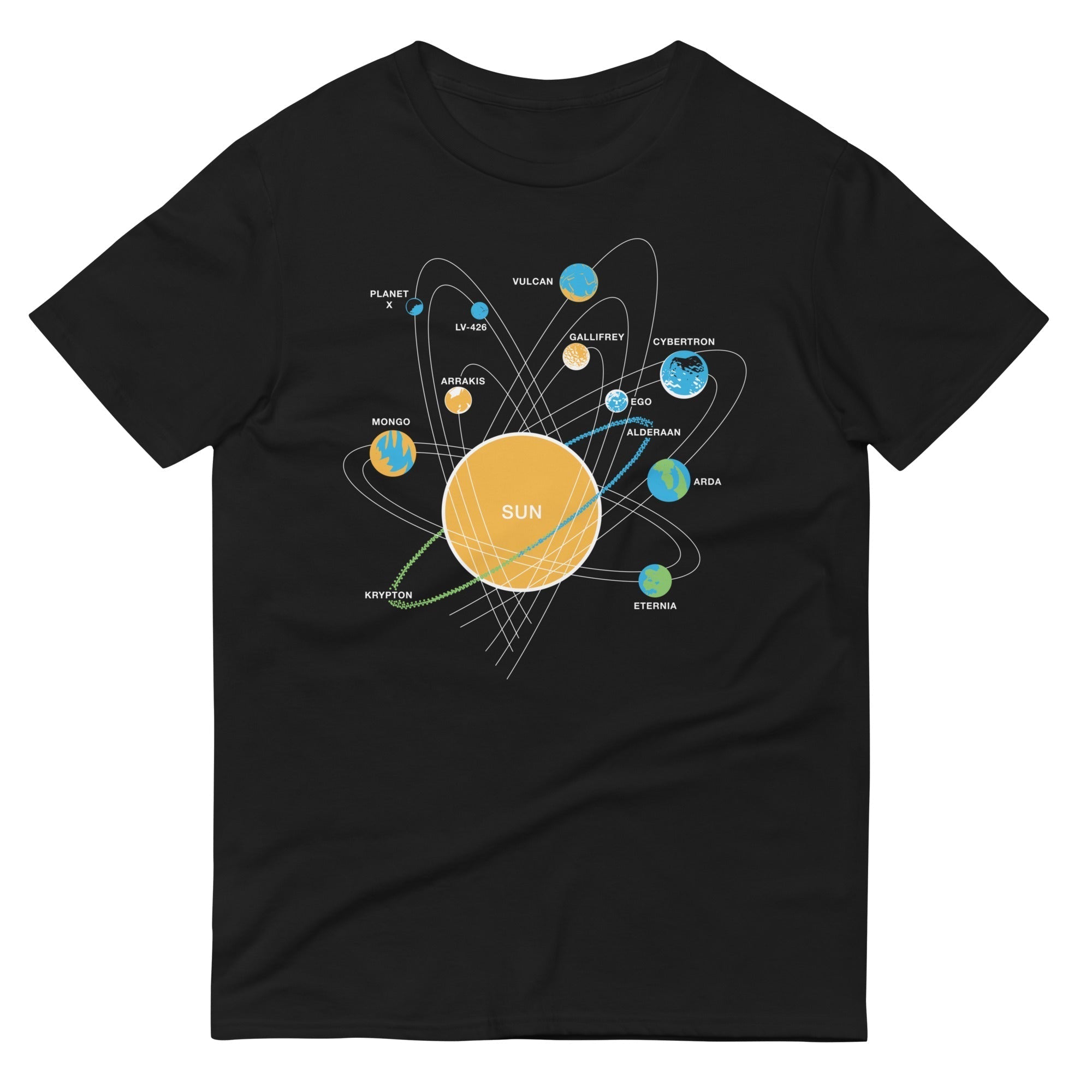 Solar System Men's Signature Tee Hoodie, Sweatshirt | CoreVibeTees.com (Image 1)
