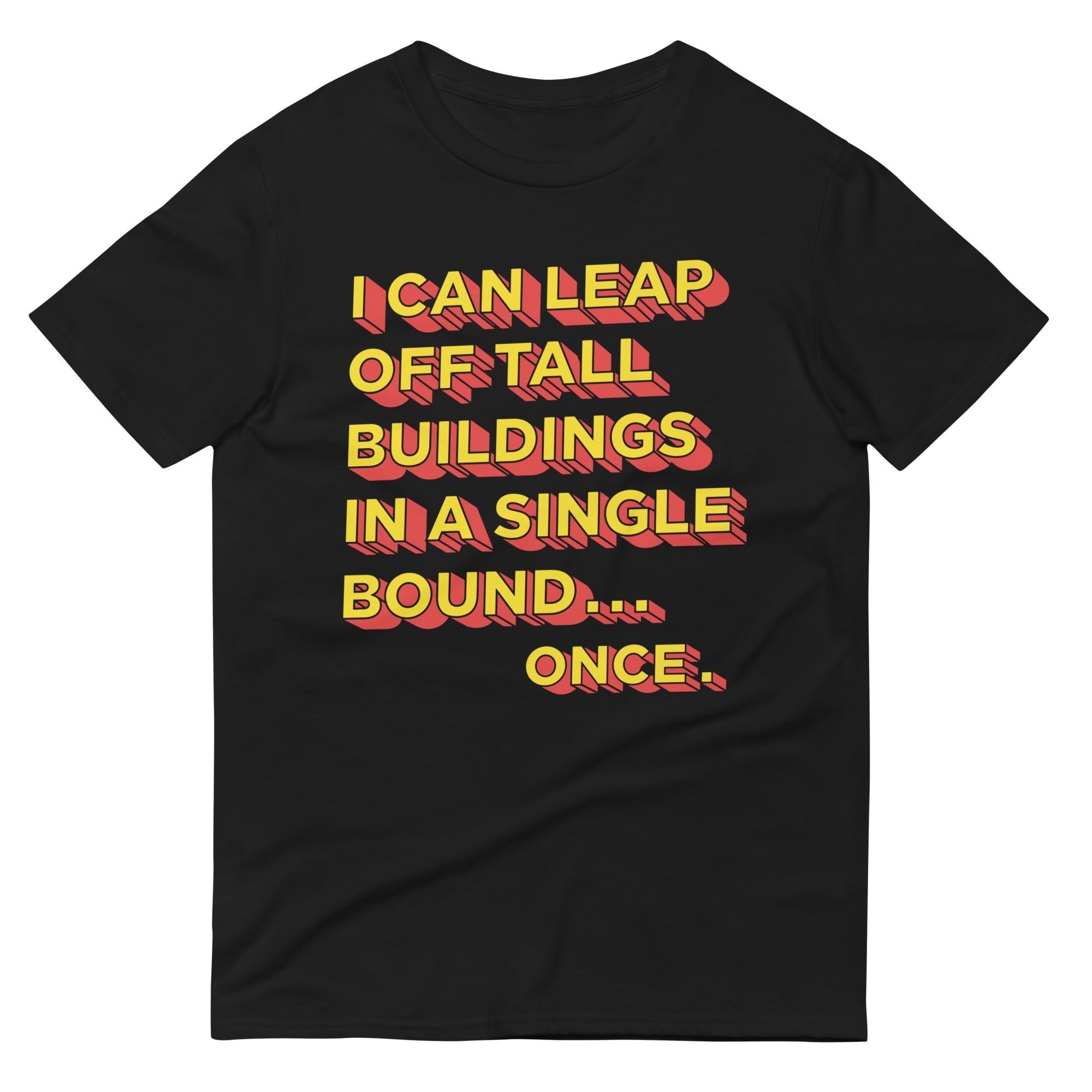 Tall Buildings In A Single Bound Men's Signature Tee Hoodie, Sweatshirt | CoreVibeTees.com (Image 2)