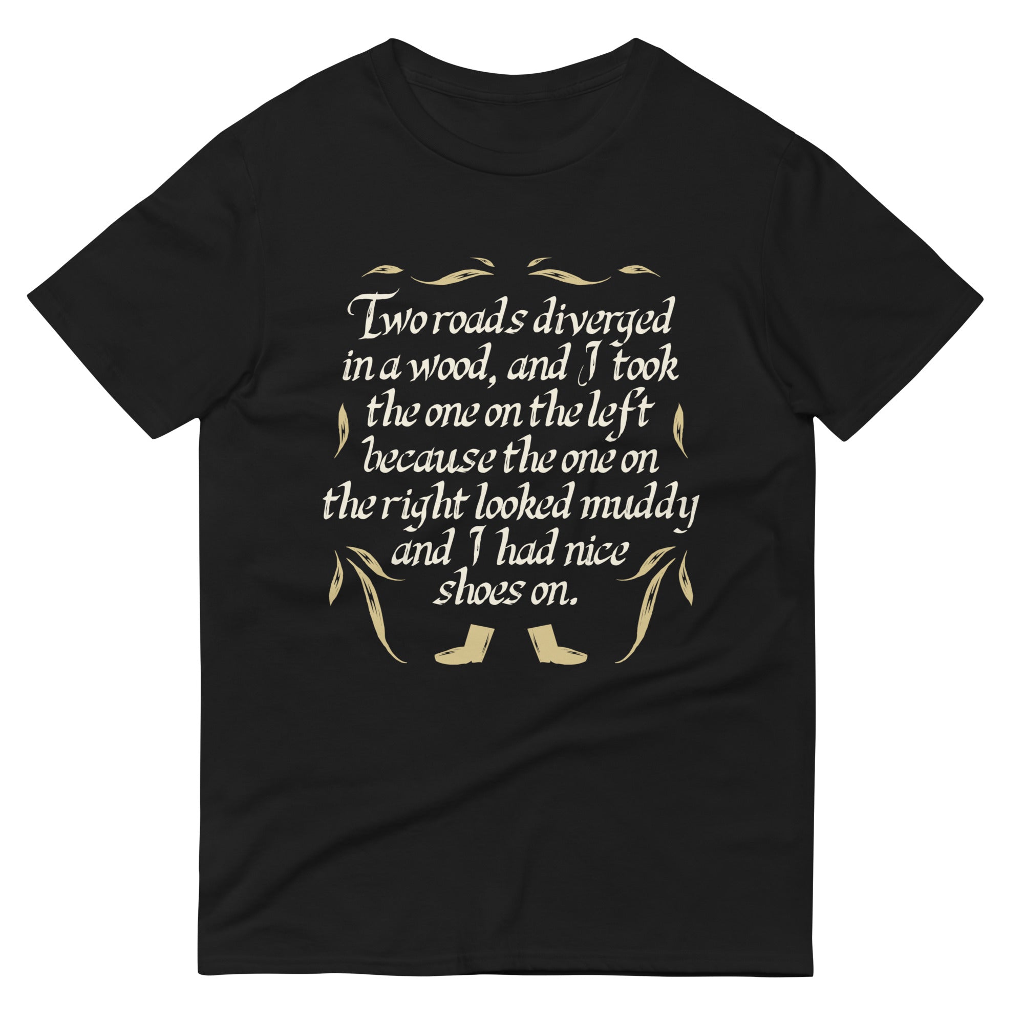 Two Roads Diverged Men's Signature Tee Hoodie, Sweatshirt | CoreVibeTees.com (Image 2)