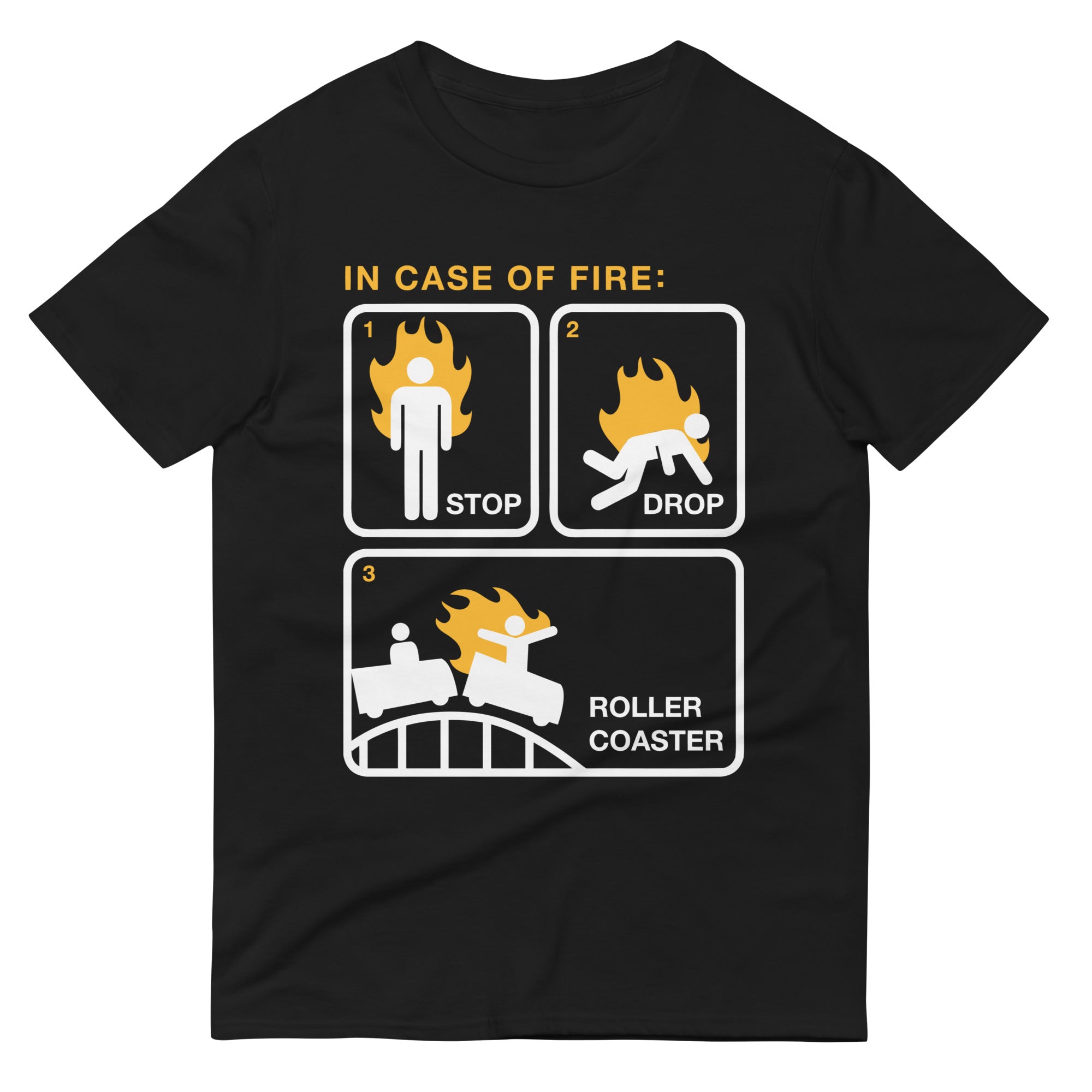 Stop Drop Roller Coaster Men's Signature Tee Hoodie, Sweatshirt | CoreVibeTees.com (Image 2)