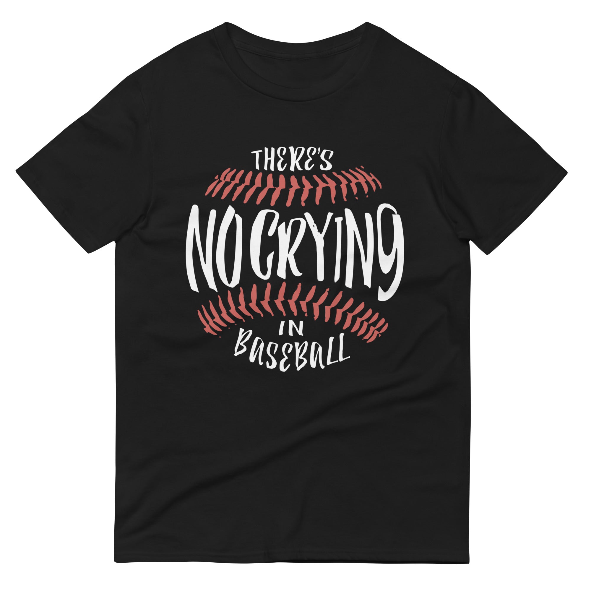 There's No Crying In Baseball Men's Signature Tee Hoodie, Sweatshirt | CoreVibeTees.com (Image 2)