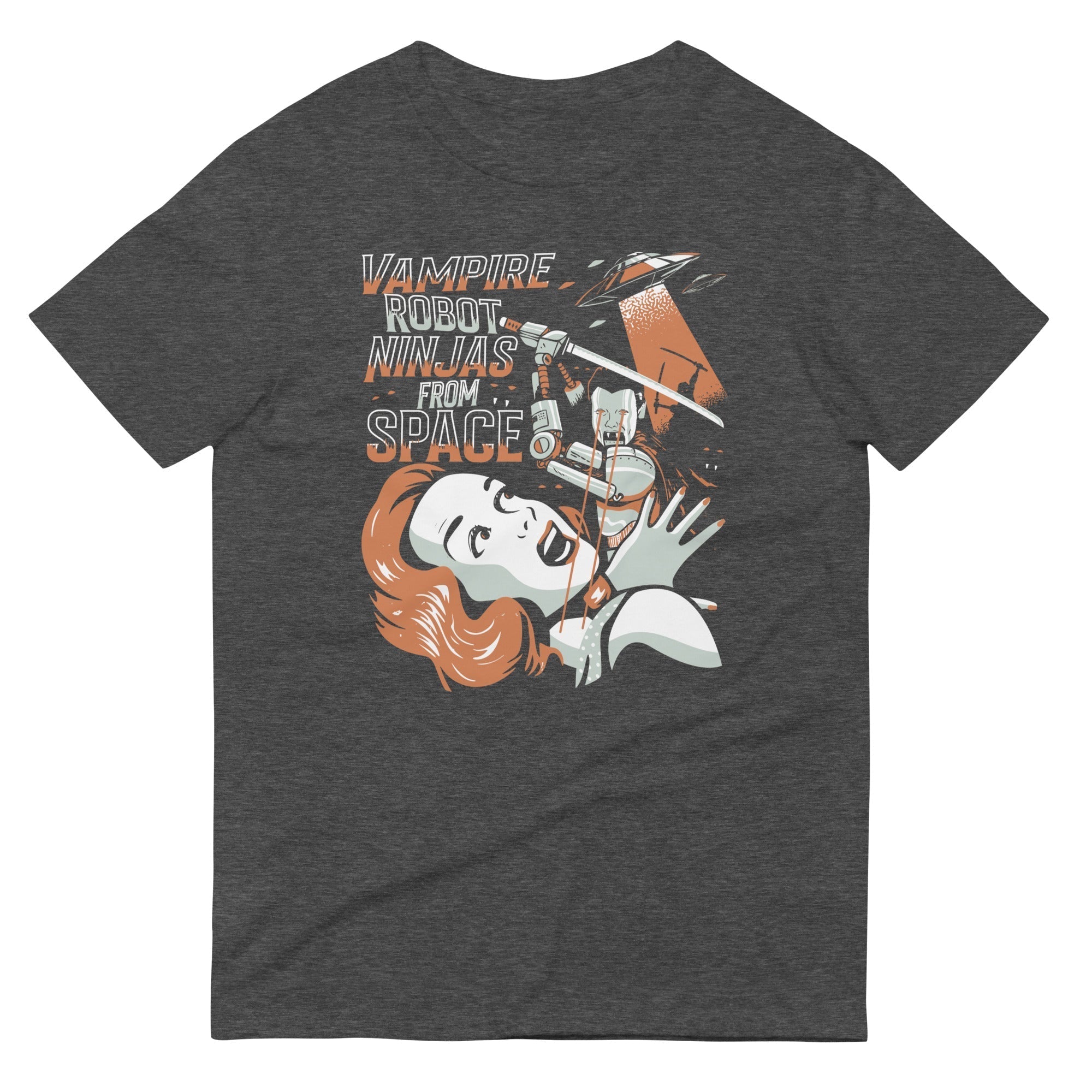Vampire Robot Ninja From Space Men's Signature Tee Hoodie, Sweatshirt | CoreVibeTees.com (Image 3)