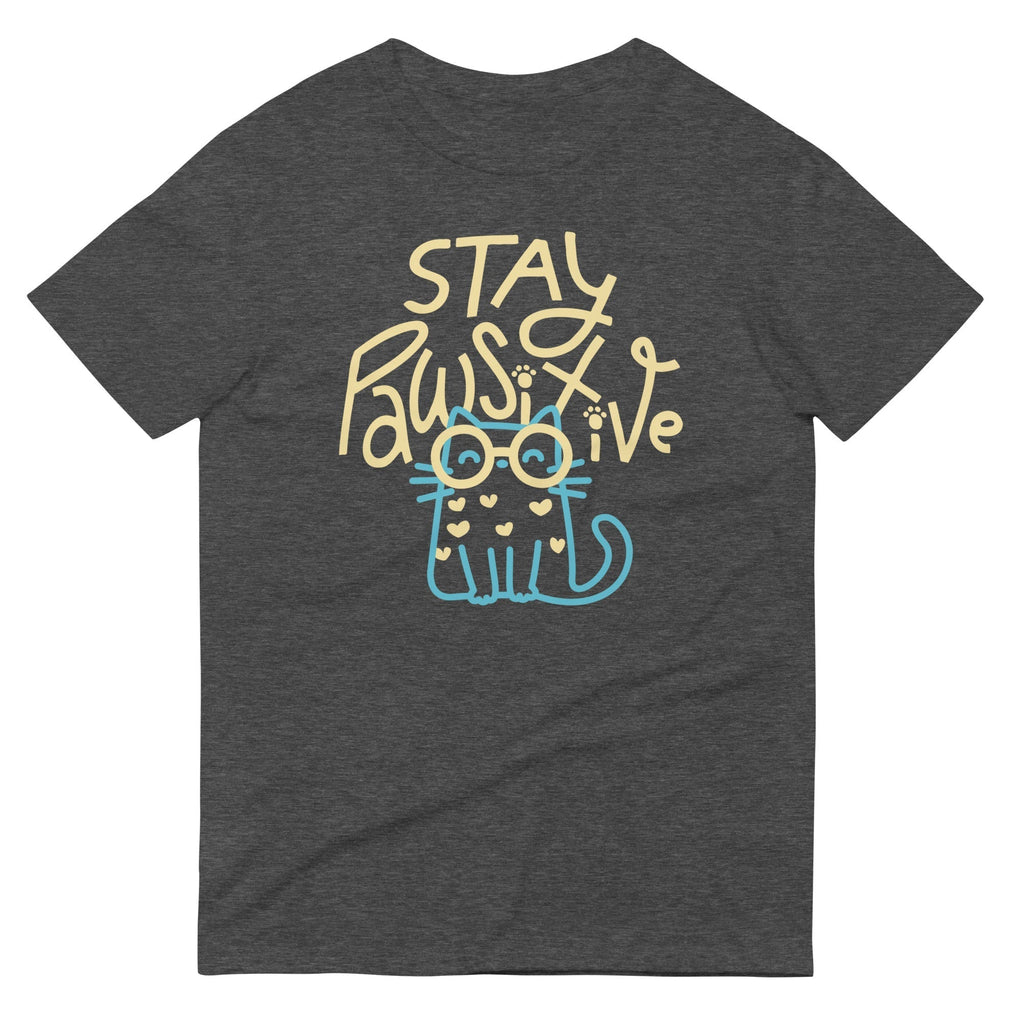 Stay Pawsitive Men's Signature Tee Hoodie, Sweatshirt | CoreVibeTees.com (Image 3)