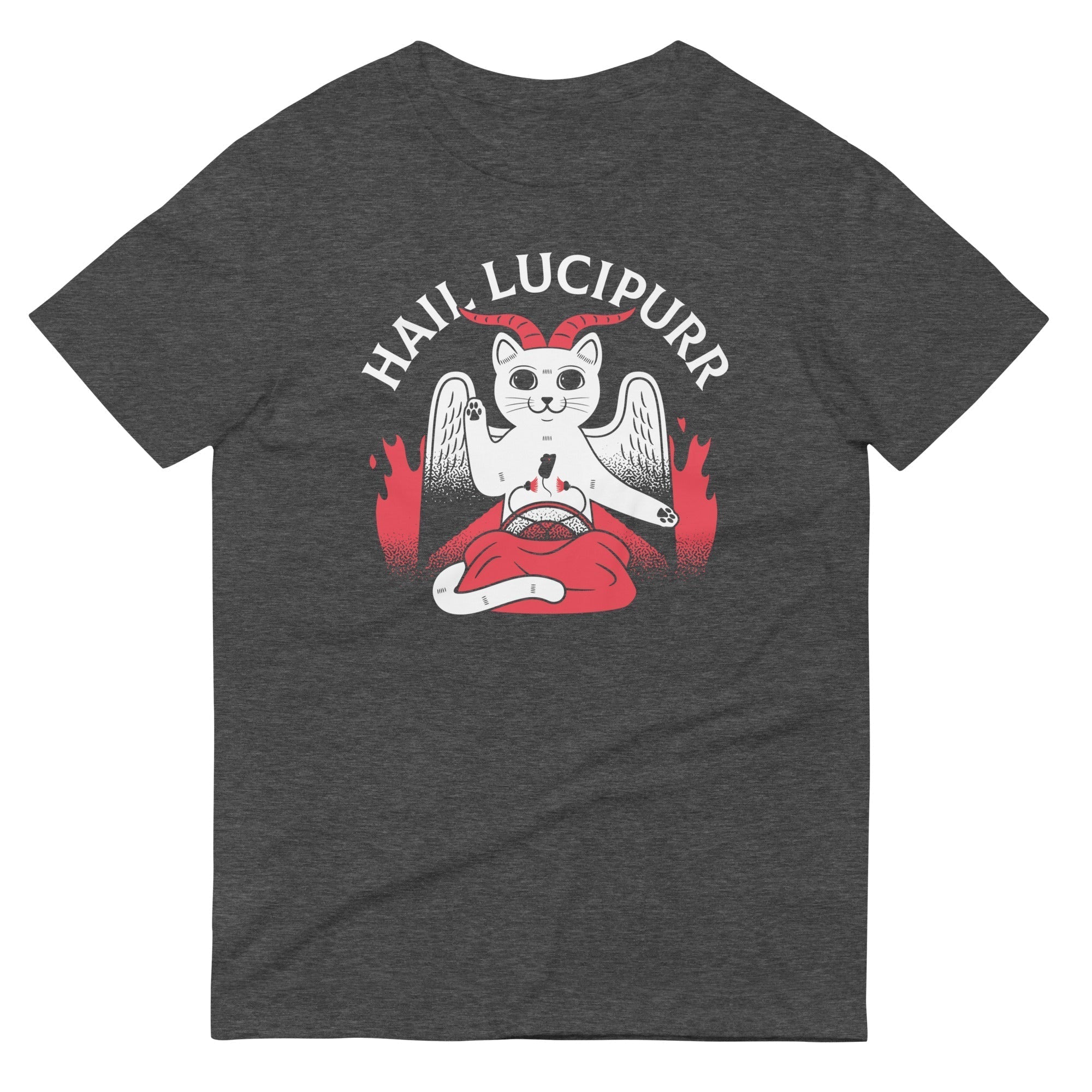Hail Lucipurr Men's Signature Tee Hoodie, Sweatshirt | CoreVibeTees.com (Image 3)