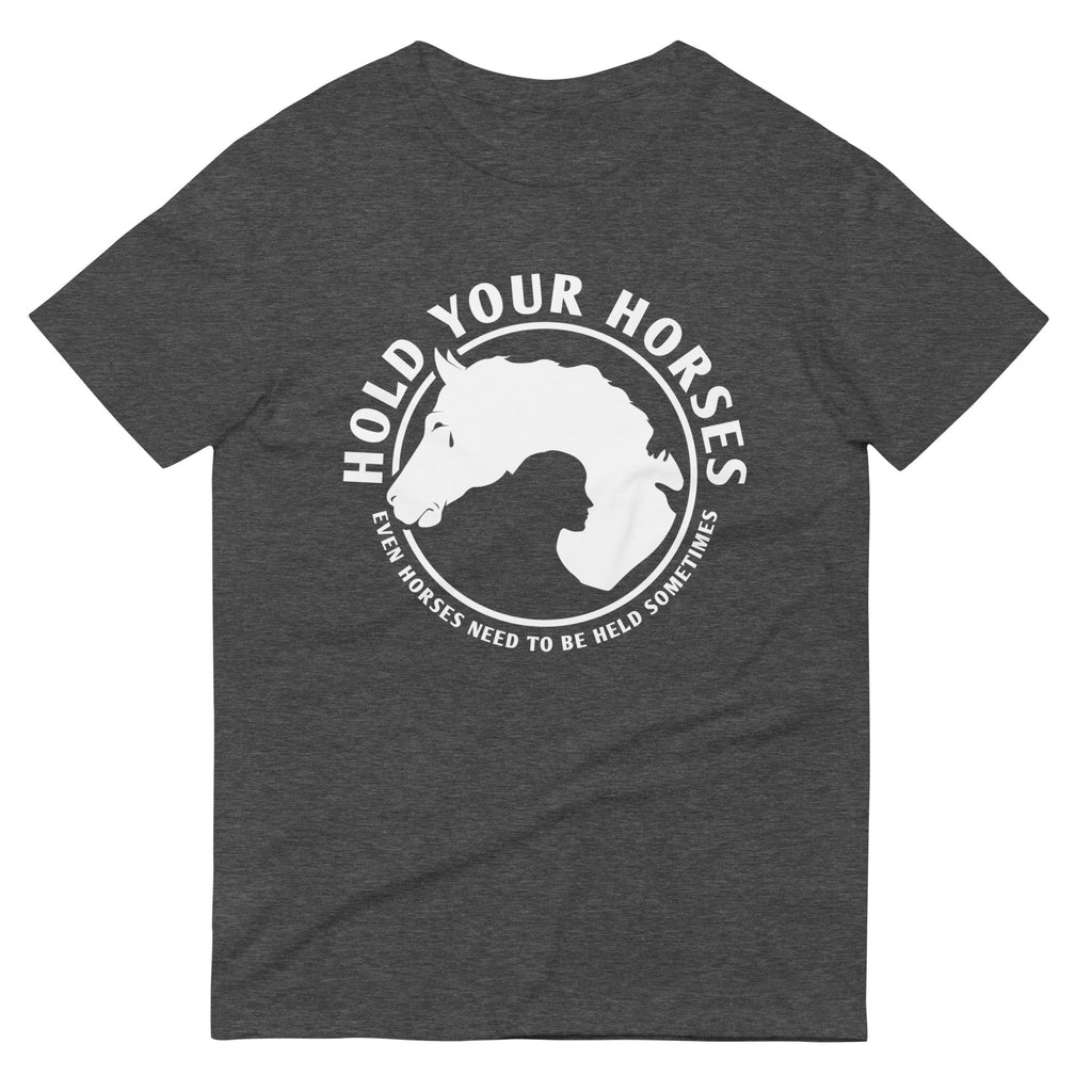 Hold Your Horses Men's Signature Tee Hoodie, Sweatshirt | CoreVibeTees.com (Image 4)