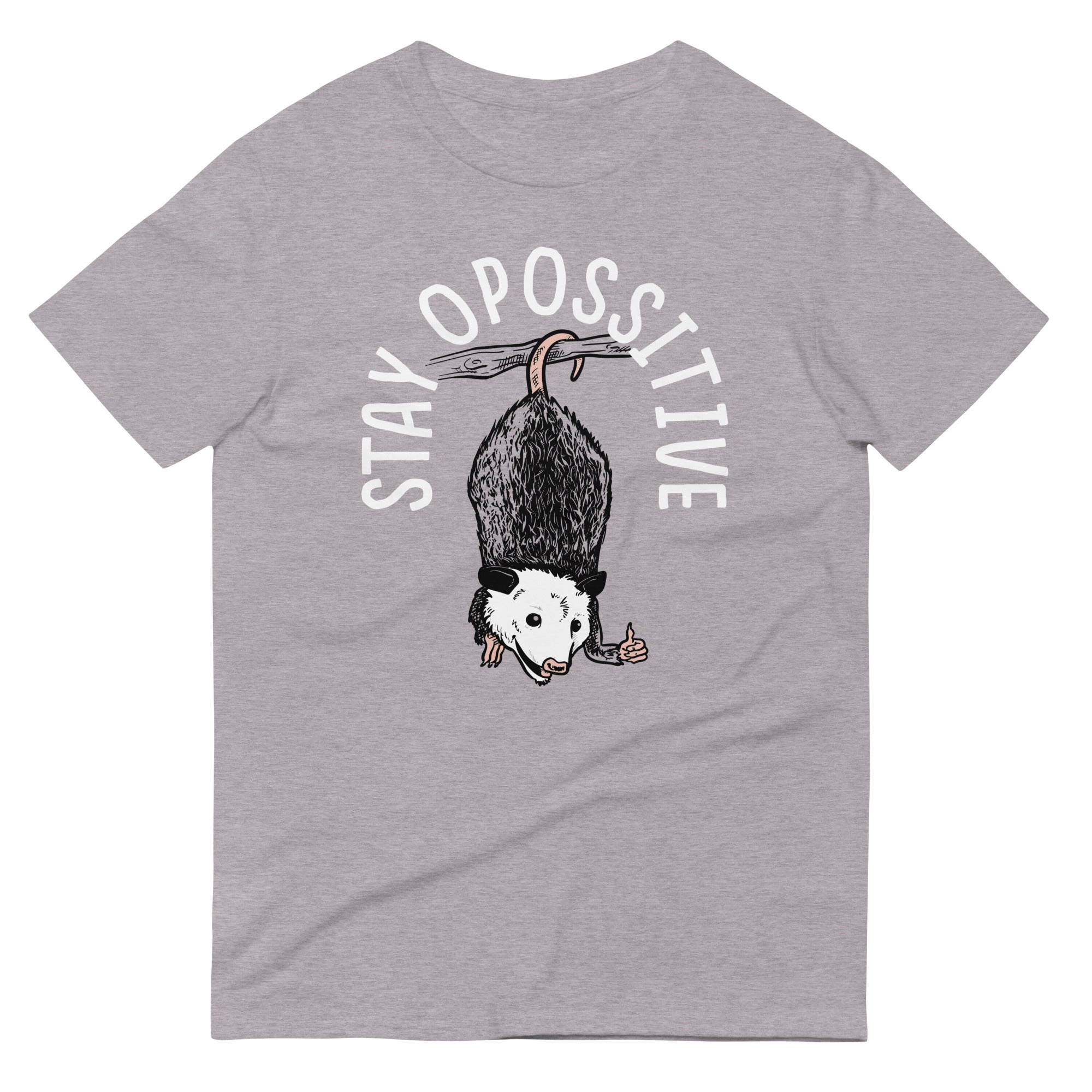Stay Opossitive Men's Signature Tee Hoodie, Sweatshirt | CoreVibeTees.com (Image 1)