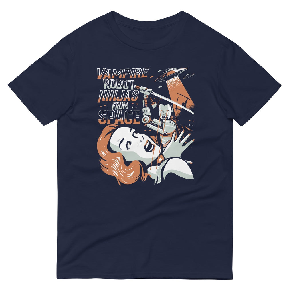 Vampire Robot Ninja From Space Men's Signature Tee Hoodie, Sweatshirt | CoreVibeTees.com (Image 2)