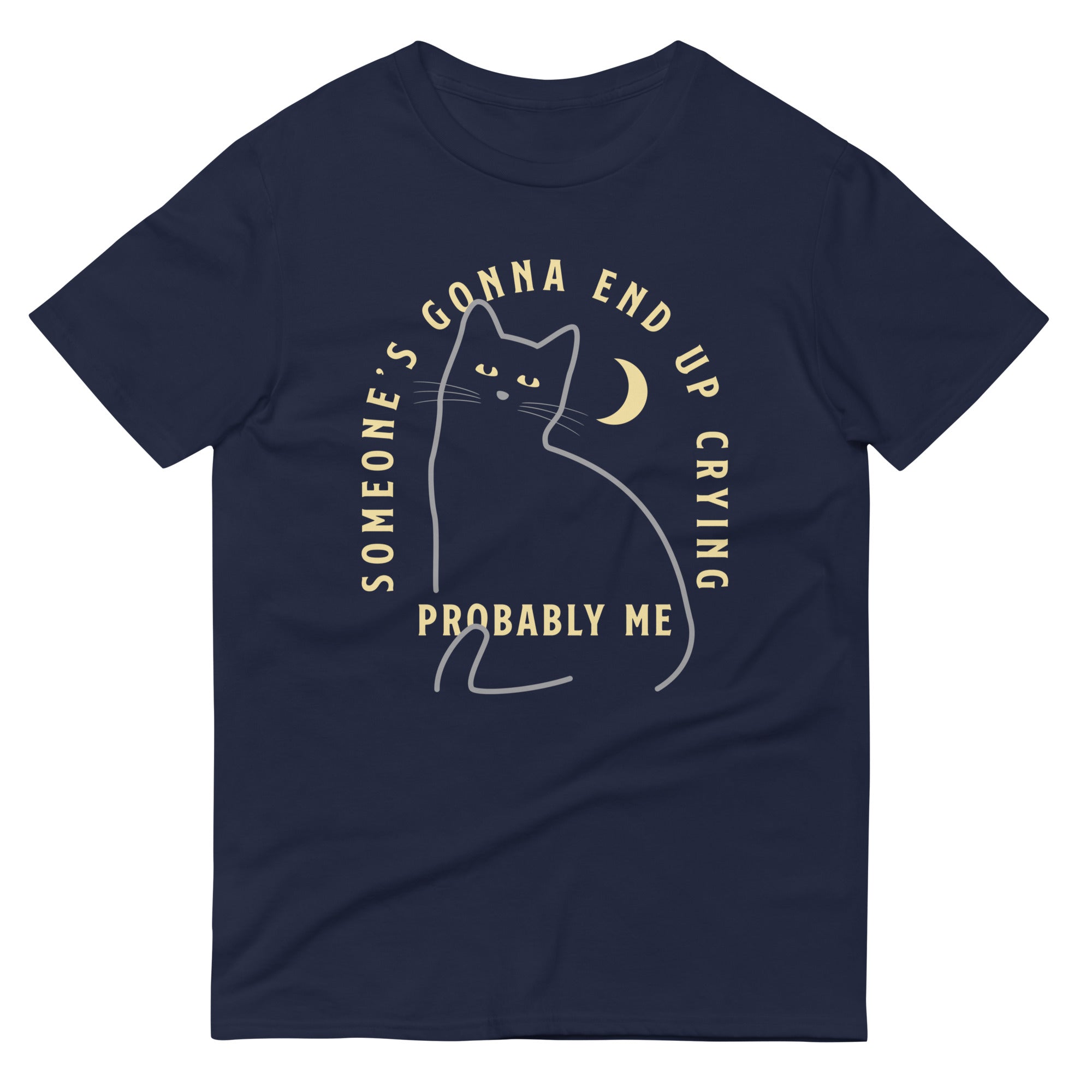 Someone's Gonna End Up Crying Men's Signature Tee Hoodie, Sweatshirt | CoreVibeTees.com (Image 2)