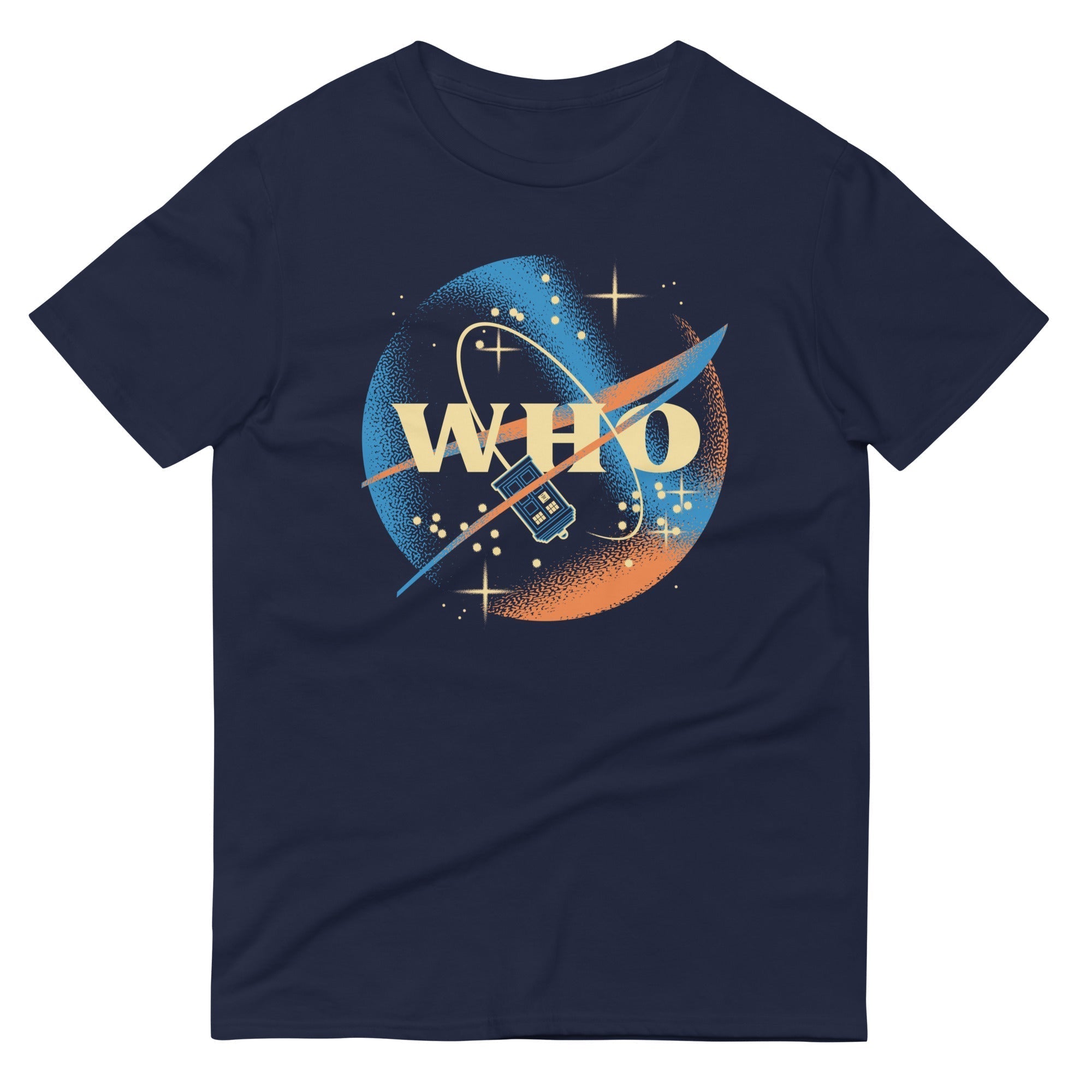 Who Space Administration Men's Signature Tee Hoodie, Sweatshirt | CoreVibeTees.com (Image 1)