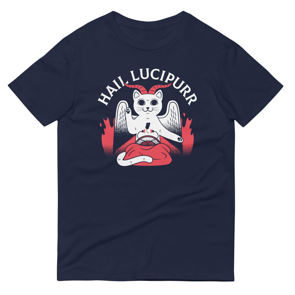 Hail Lucipurr Men's Signature Tee Hoodie, Sweatshirt | CoreVibeTees.com (Image 2)