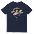Flamingo With It Men's Signature Tee Hoodie, Sweatshirt | CoreVibeTees.com (Image 1)