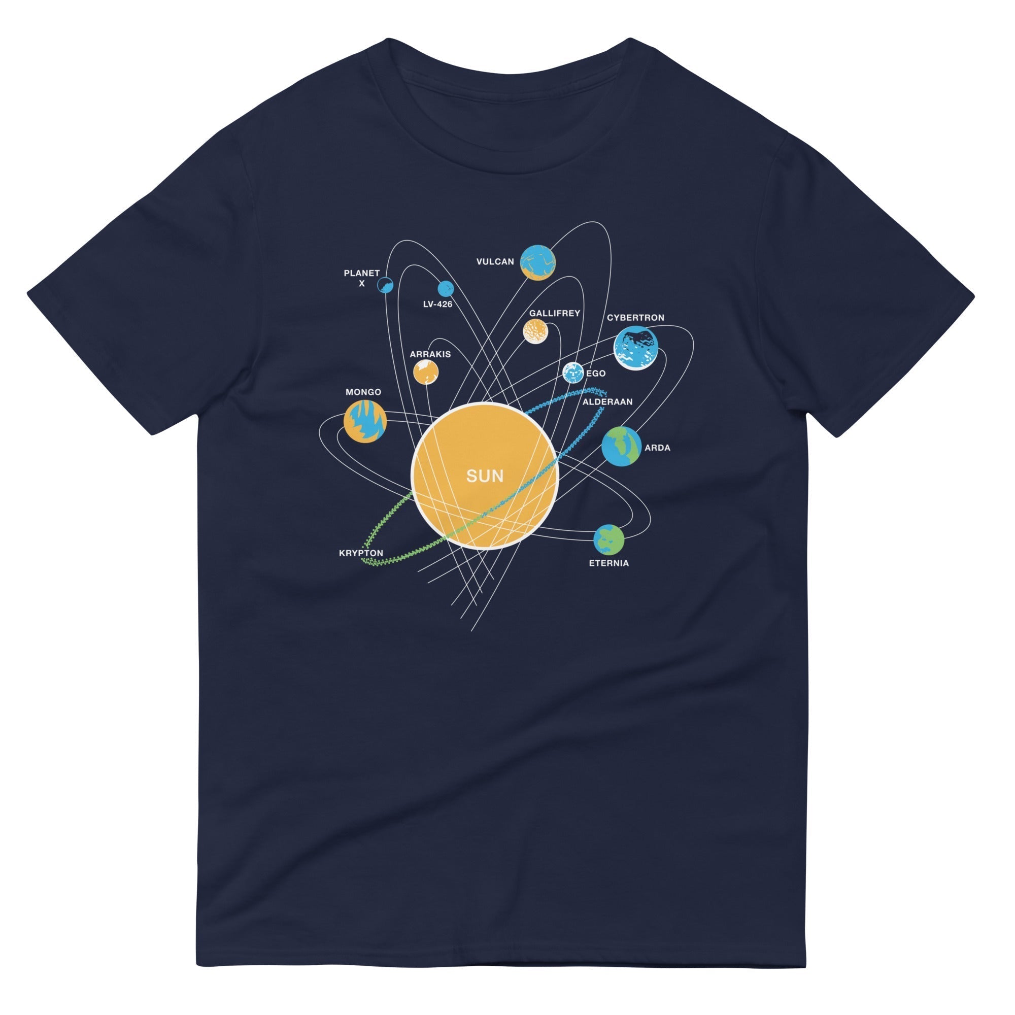 Solar System Men's Signature Tee Hoodie, Sweatshirt | CoreVibeTees.com (Image 2)