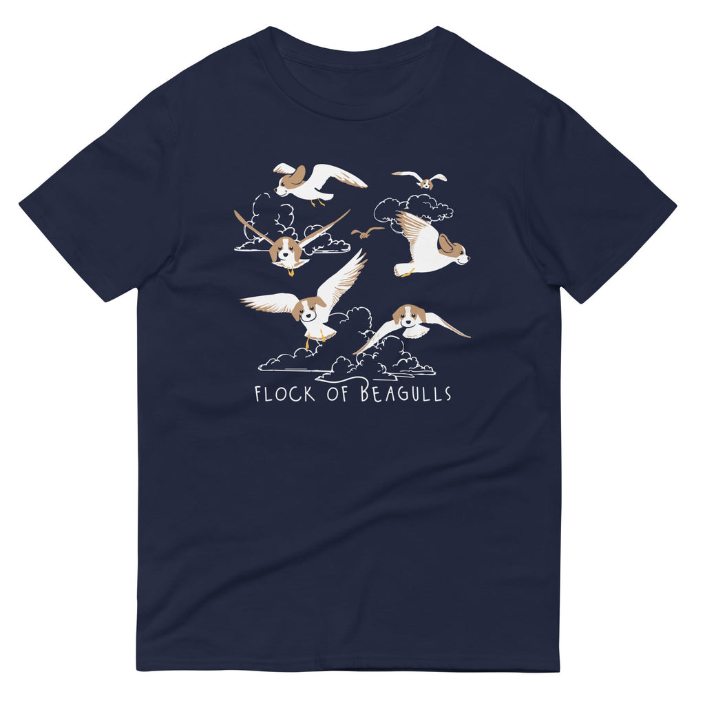 Flock Of Beagulls Men's Signature Tee Hoodie, Sweatshirt | CoreVibeTees.com (Image 3)