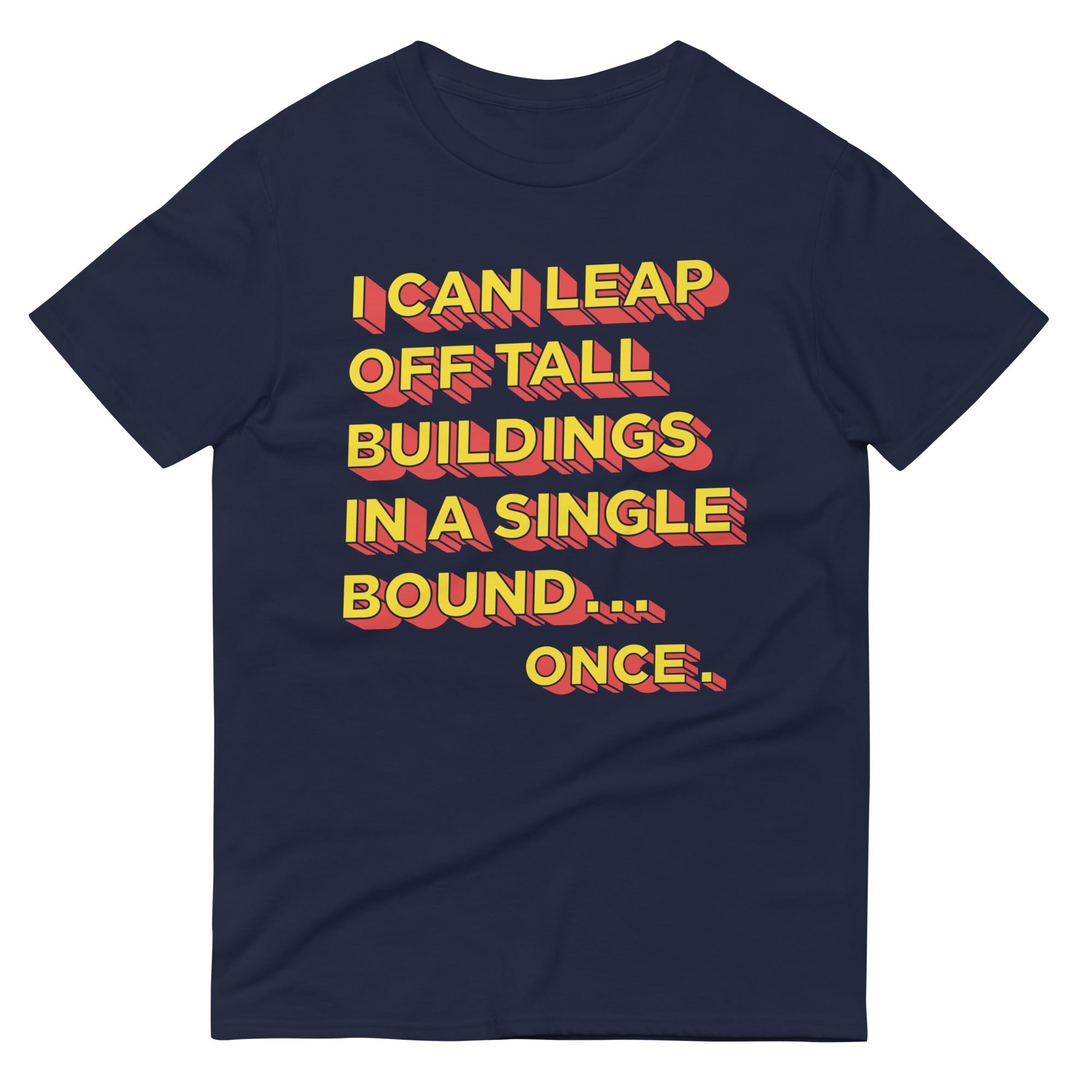 Tall Buildings In A Single Bound Men's Signature Tee Hoodie, Sweatshirt | CoreVibeTees.com (Image 1)