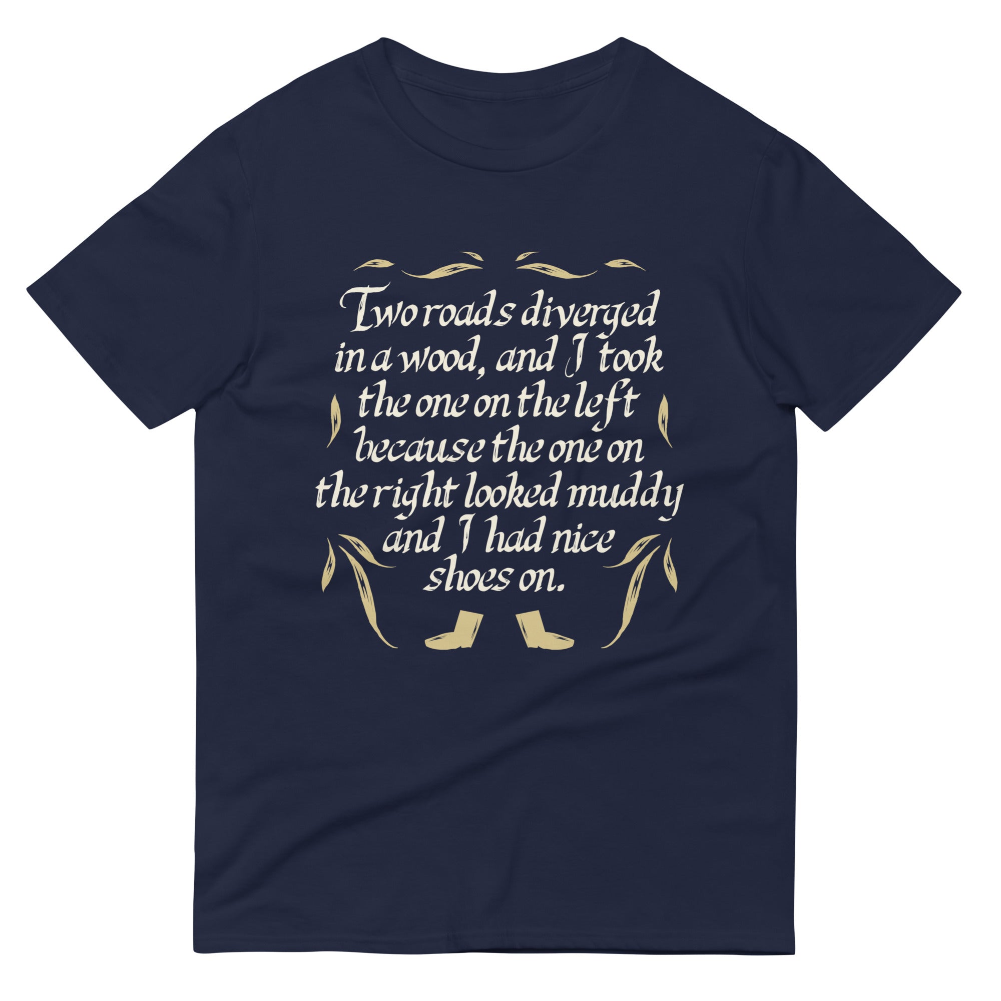 Two Roads Diverged Men's Signature Tee Hoodie, Sweatshirt | CoreVibeTees.com (Image 1)
