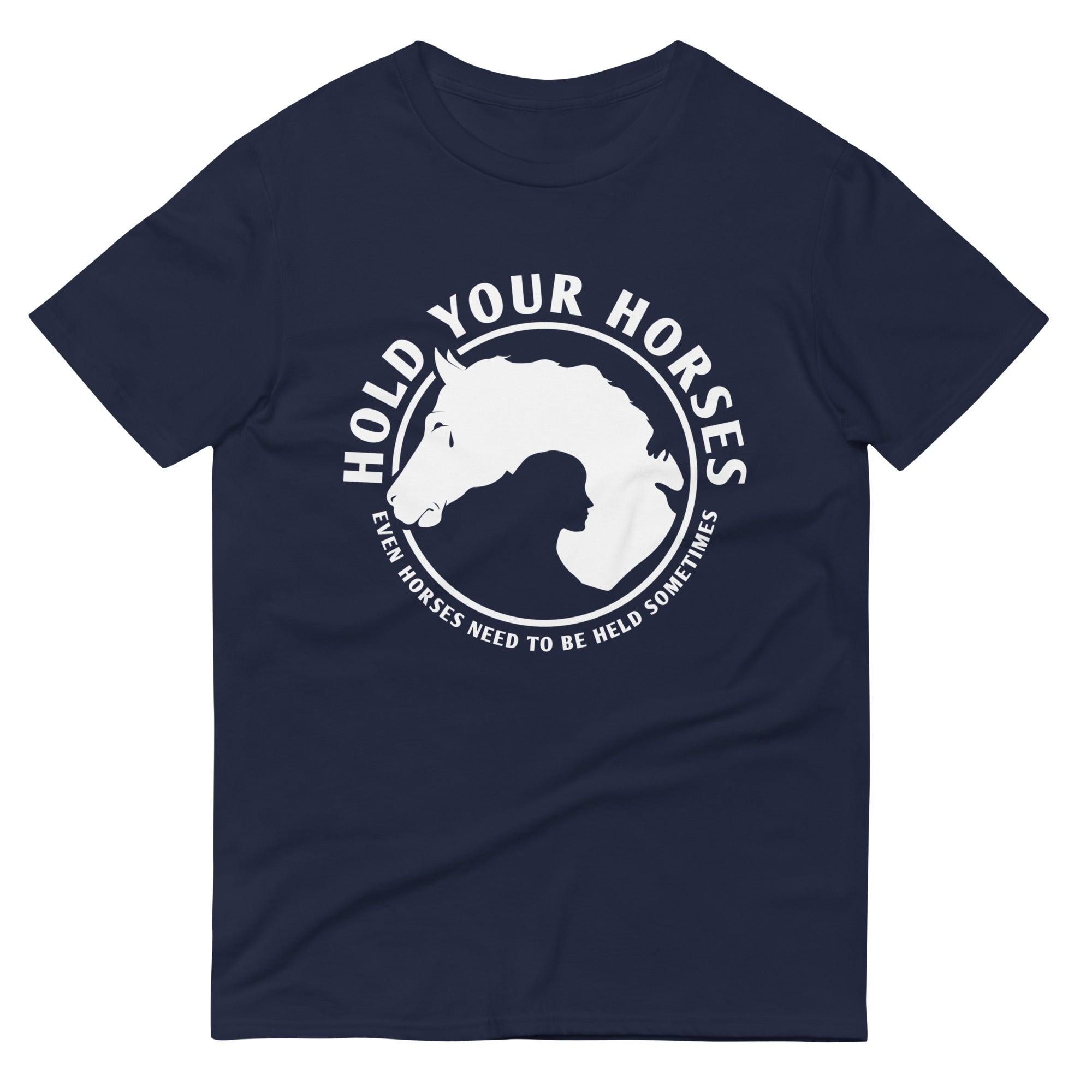 Hold Your Horses Men's Signature Tee Hoodie, Sweatshirt | CoreVibeTees.com (Image 3)