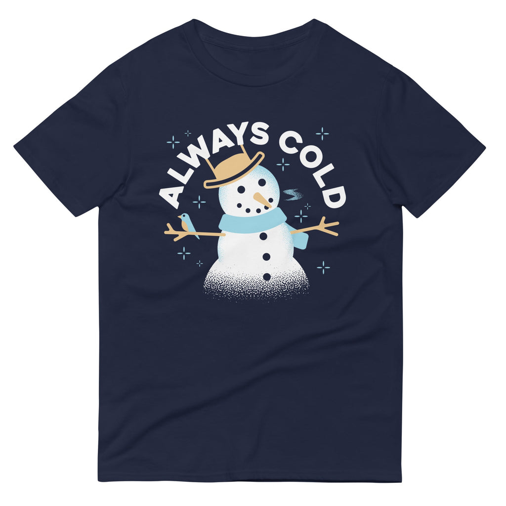 Always Cold Men's Signature Tee Hoodie, Sweatshirt | CoreVibeTees.com (Image 3)