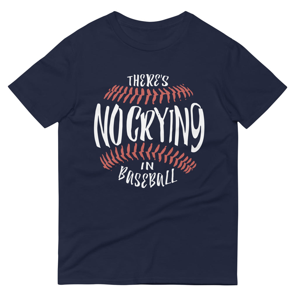 There's No Crying In Baseball Men's Signature Tee Hoodie, Sweatshirt | CoreVibeTees.com (Image 3)