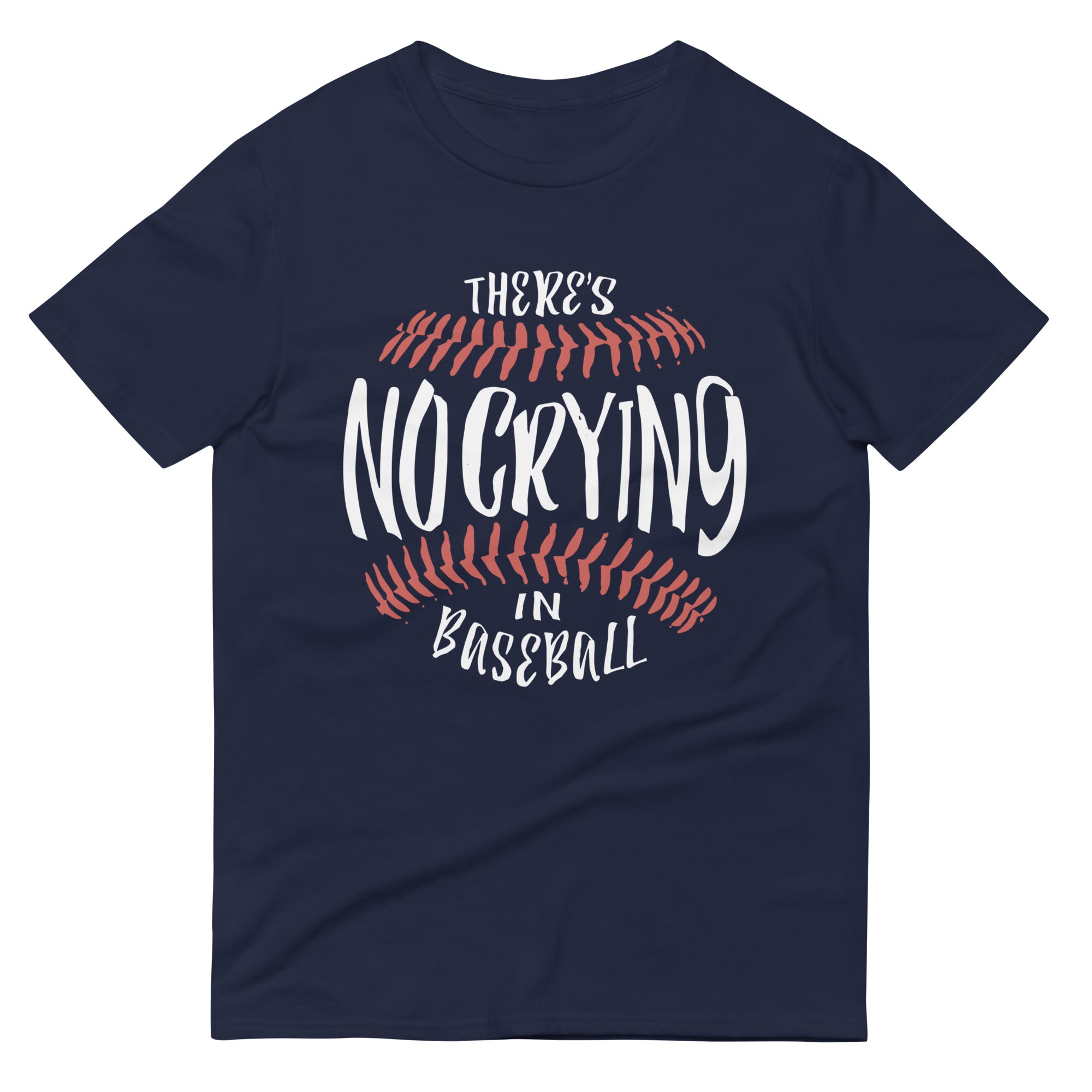 There's No Crying In Baseball Men's Signature Tee Hoodie, Sweatshirt | CoreVibeTees.com (Image 3)