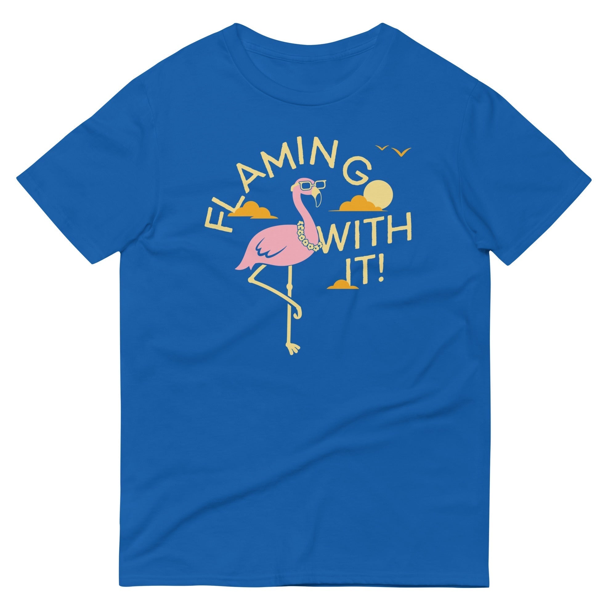 Flamingo With It Men's Signature Tee Hoodie, Sweatshirt | CoreVibeTees.com (Image 4)