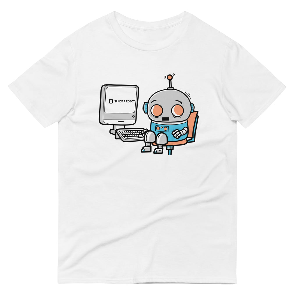 Robot Captcha Men's Signature Tee Hoodie, Sweatshirt | CoreVibeTees.com (Image 5)