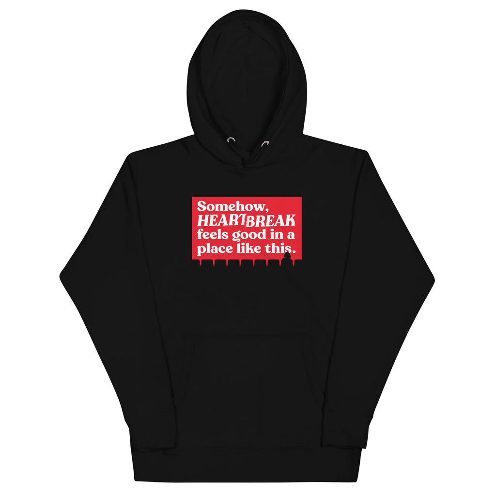 Somehow, Heartbreak Feels Good Unisex Hoodie T-Shirts, Sweatshirt | CoreVibeTees.com (Image 1)