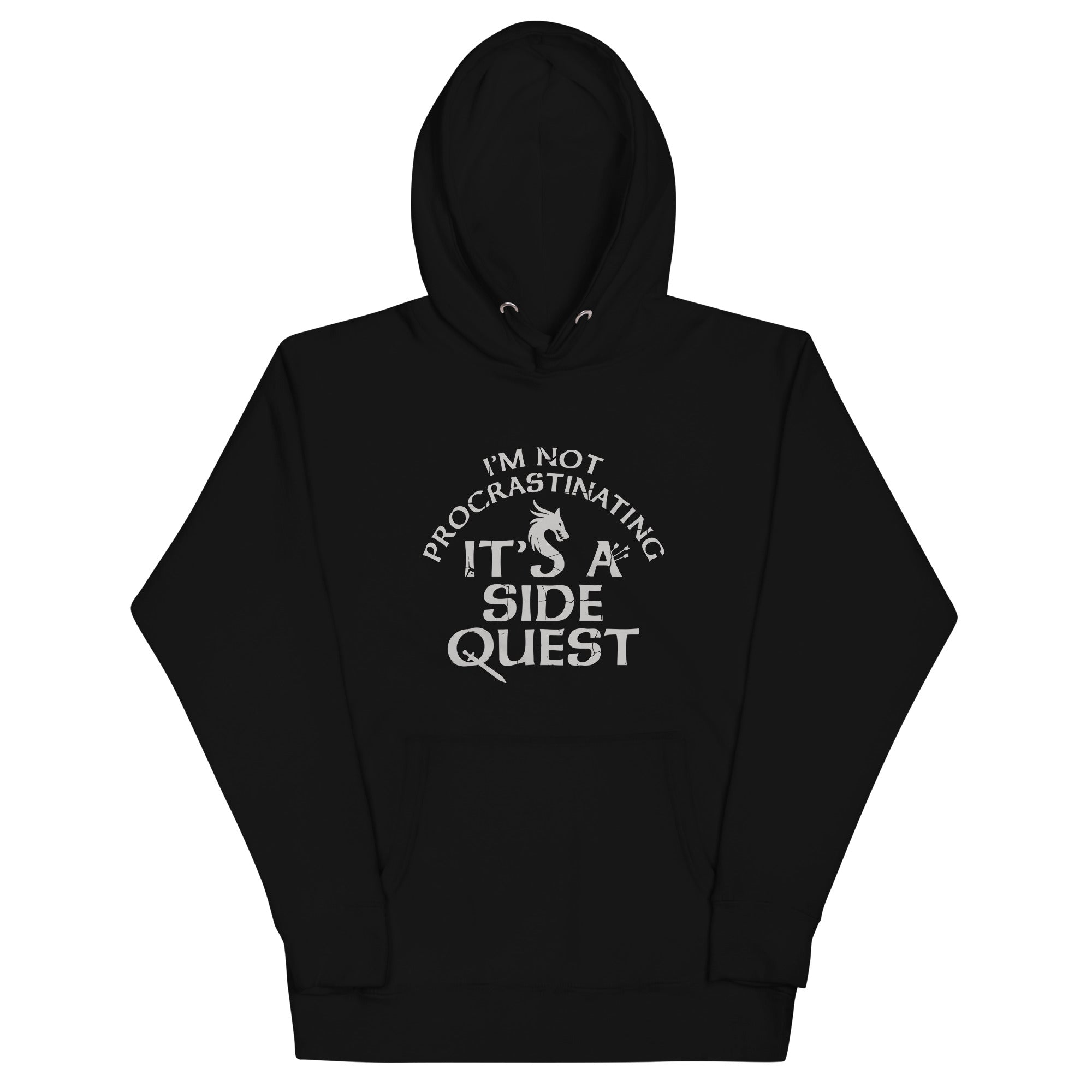 I'm Not Procrastinating, It's A Side Quest Unisex Hoodie T-Shirts, Sweatshirt | CoreVibeTees.com (Image 1)