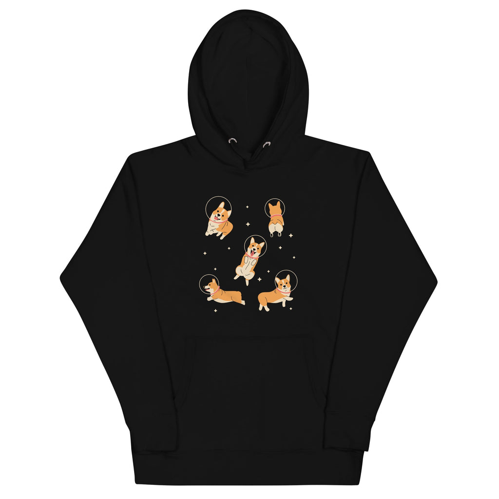 Corgis In Space Unisex Hoodie T-Shirts, Sweatshirt | CoreVibeTees.com (Image 1)