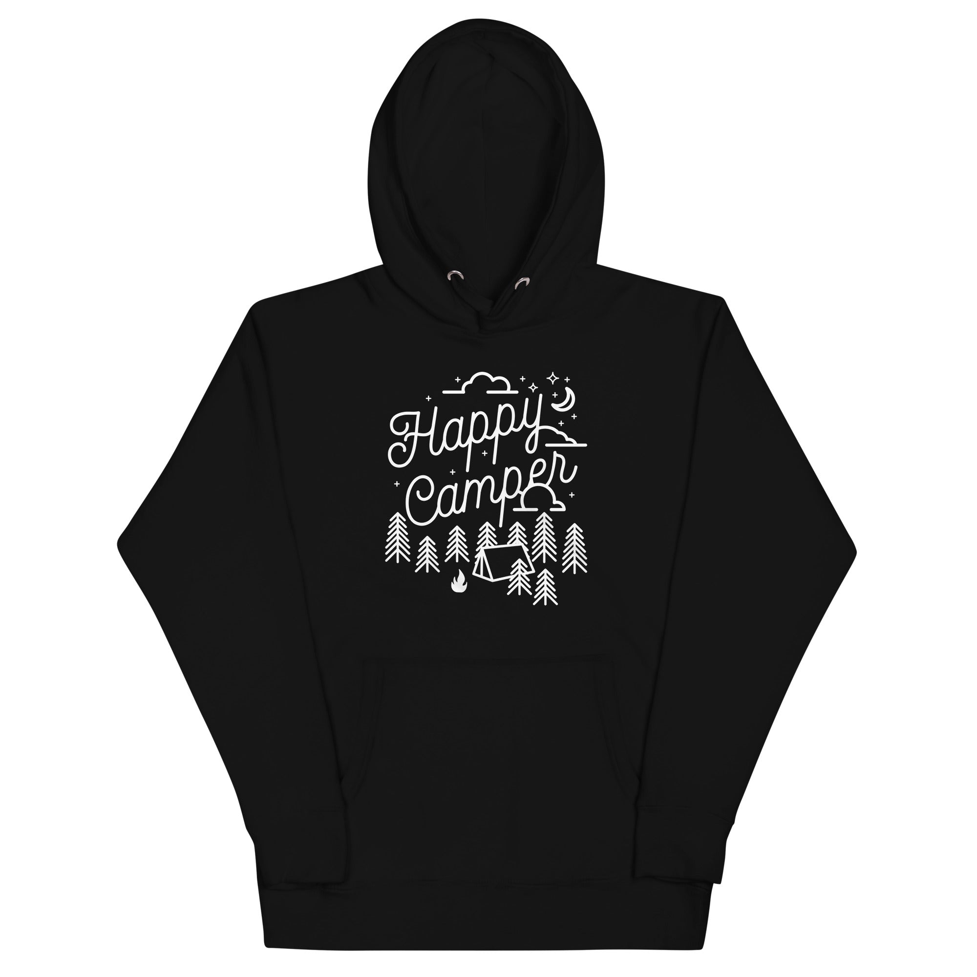 Happy Camper Unisex Hoodie T-Shirts, Sweatshirt | CoreVibeTees.com (Image 2)