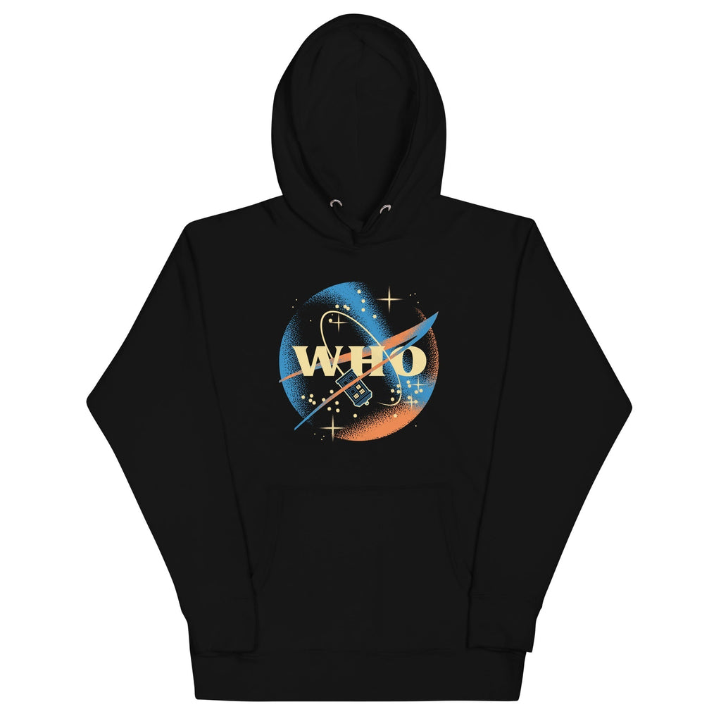 Who Space Administration Unisex Hoodie T-Shirts, Sweatshirt | CoreVibeTees.com (Image 2)