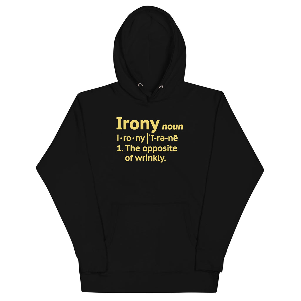 Irony Definition Unisex Hoodie T-Shirts, Sweatshirt | CoreVibeTees.com (Image 2)