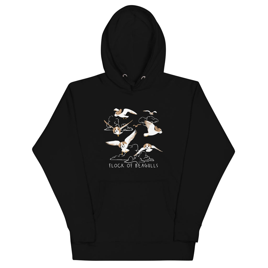 Flock Of Beagulls Unisex Hoodie T-Shirts, Sweatshirt | CoreVibeTees.com (Image 2)