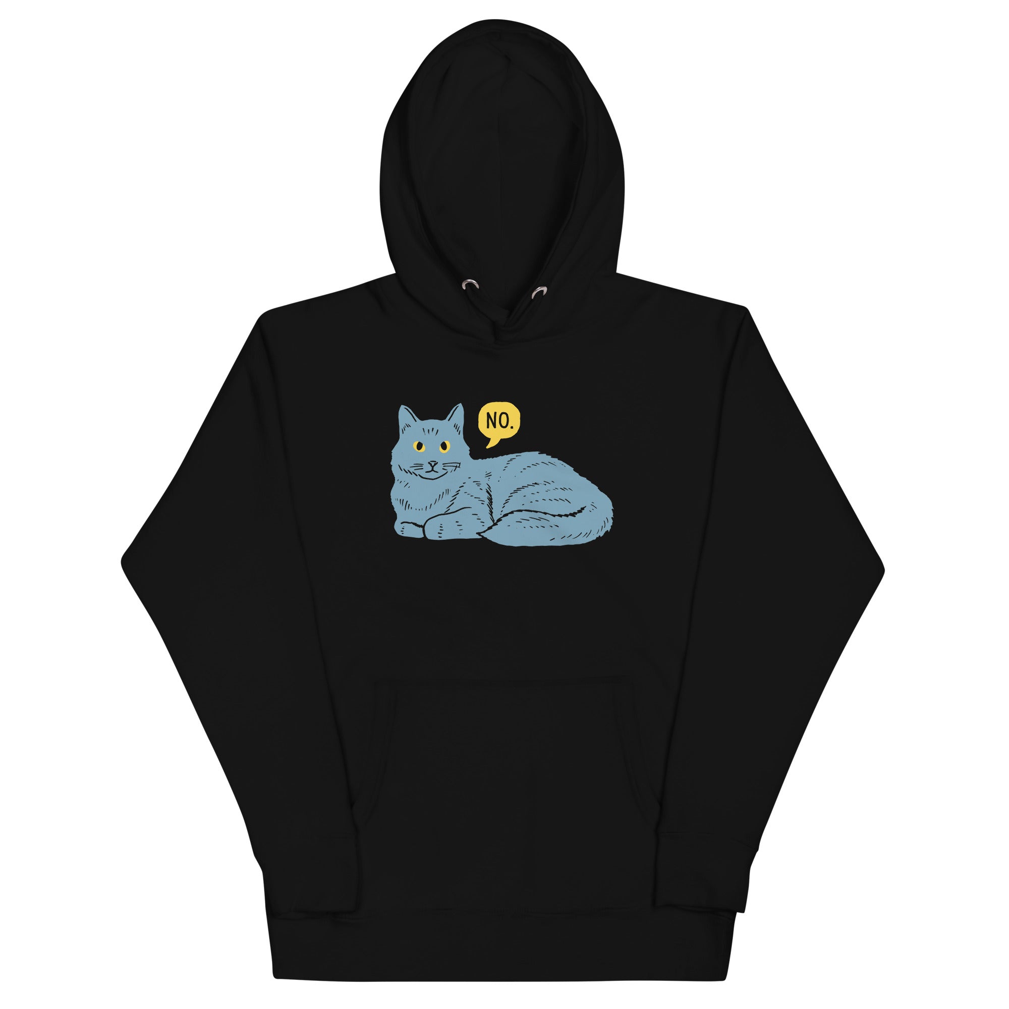 No Cat Unisex Hoodie T-Shirts, Sweatshirt | CoreVibeTees.com (Image 1)