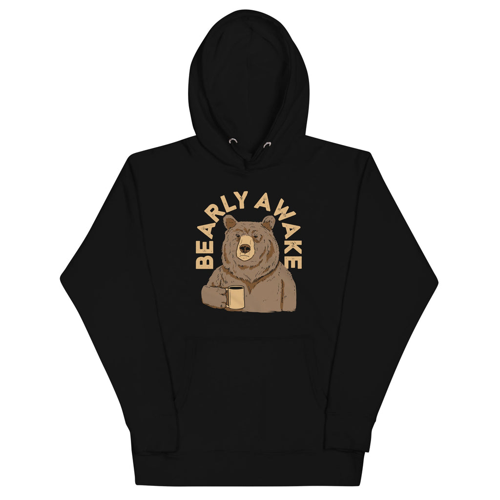 Bearly Awake Unisex Hoodie T-Shirts, Sweatshirt | CoreVibeTees.com (Image 1)