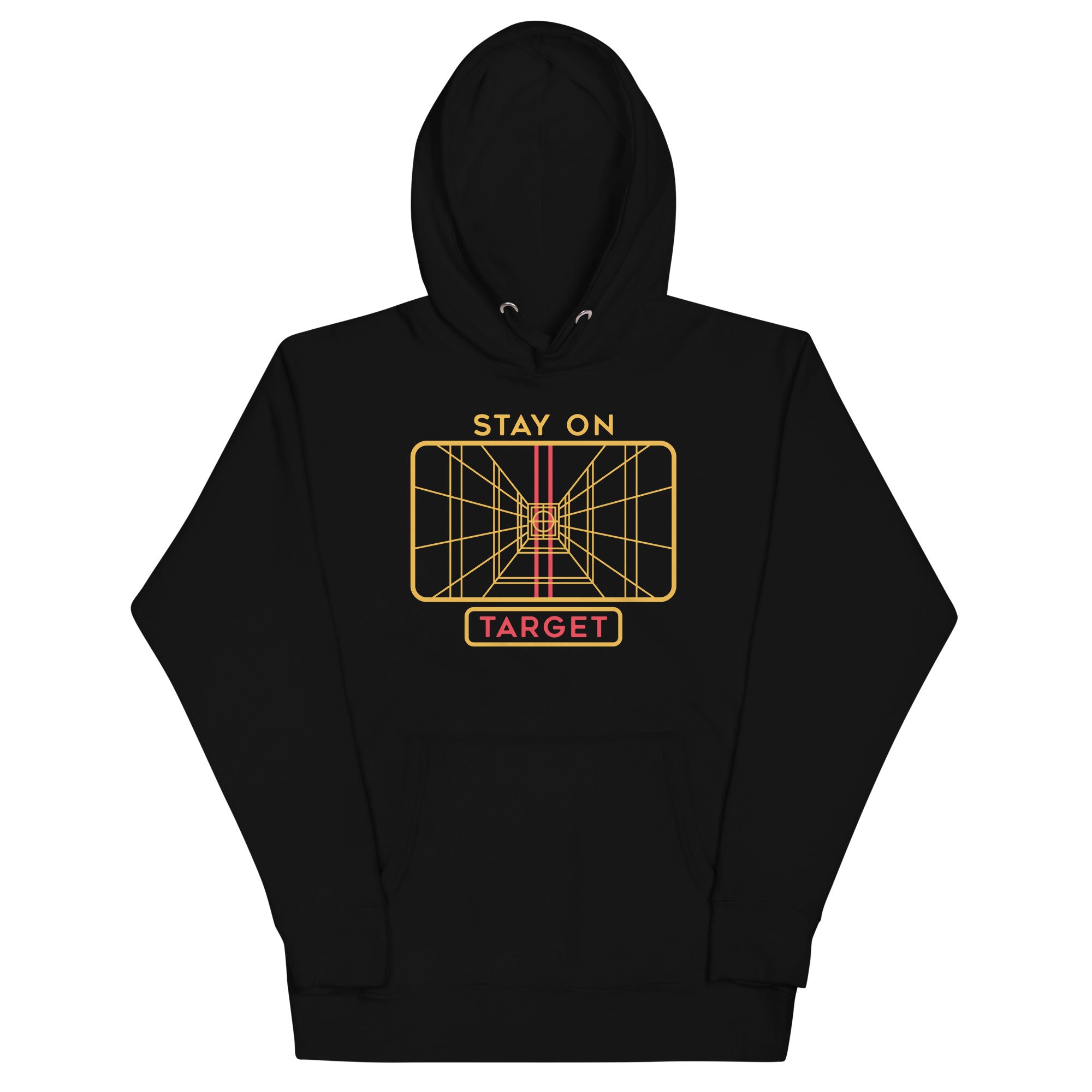 Stay On Target Unisex Hoodie T-Shirts, Sweatshirt | CoreVibeTees.com (Image 1)