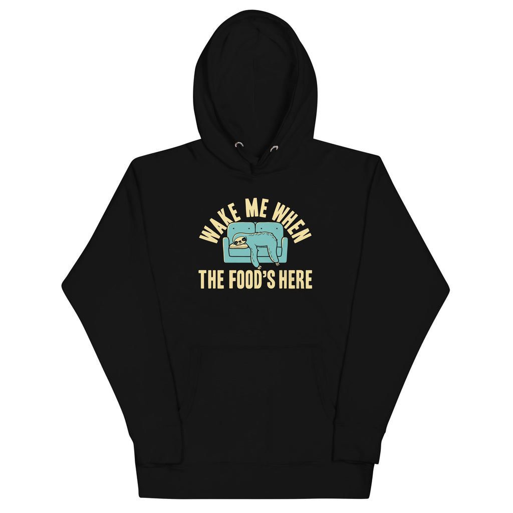 Wake Me When The Food's Here Unisex Hoodie T-Shirts, Sweatshirt | CoreVibeTees.com (Image 2)