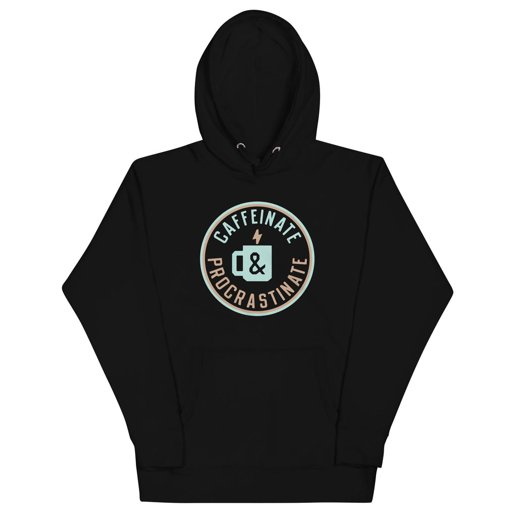 Caffeinate And Procrastinate Unisex Hoodie T-Shirts, Sweatshirt | CoreVibeTees.com (Image 2)