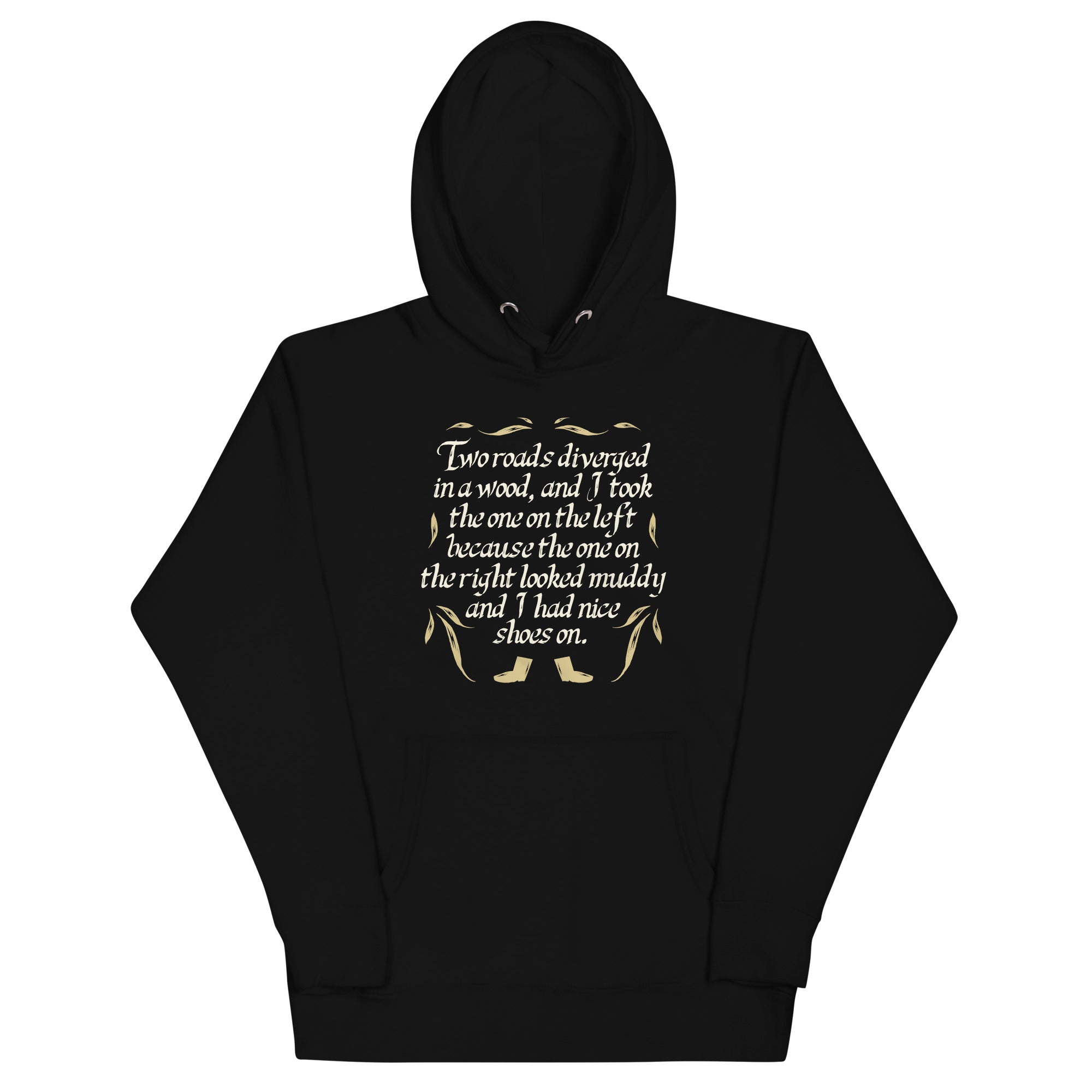 Two Roads Diverged Unisex Hoodie T-Shirts, Sweatshirt | CoreVibeTees.com (Image 2)