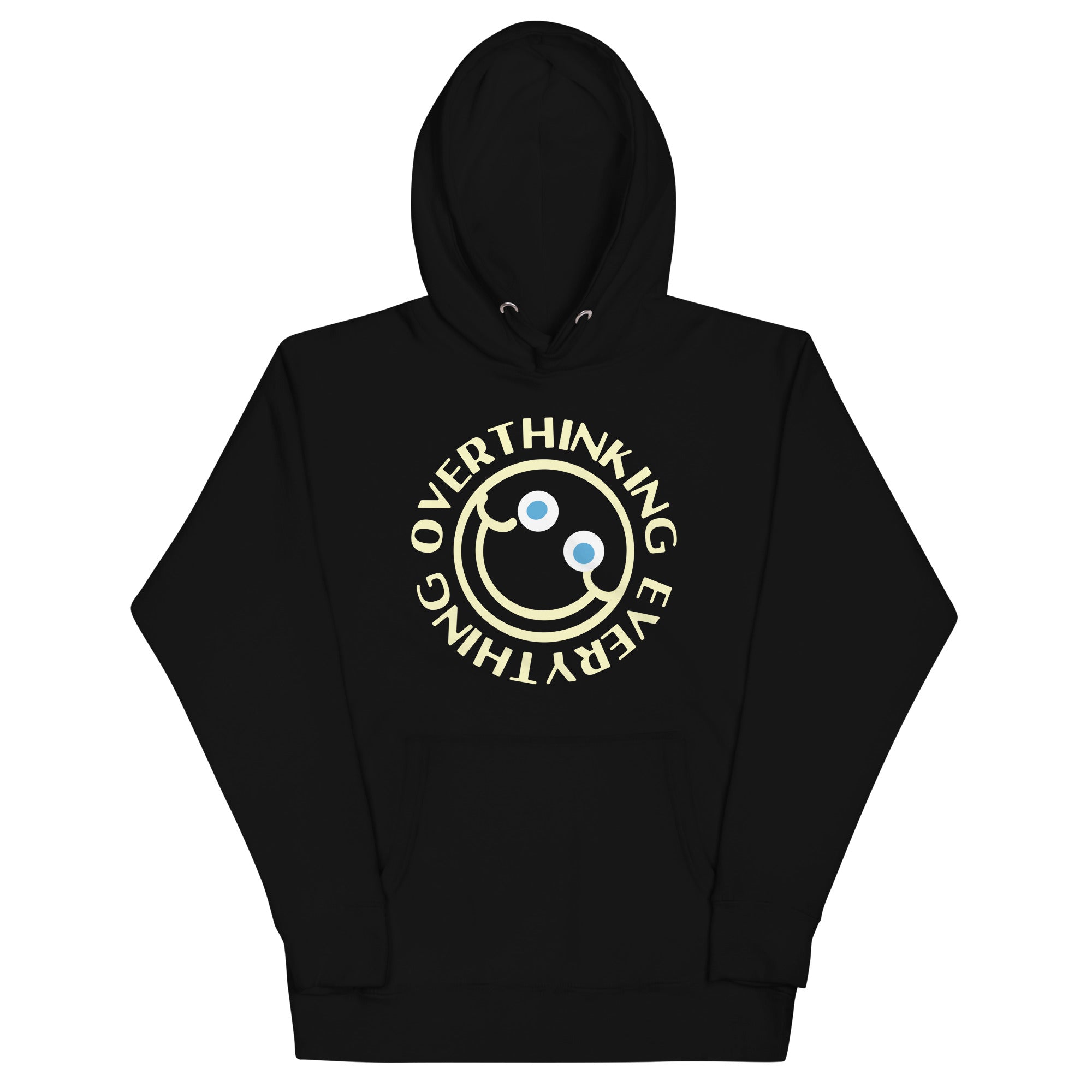 Overthinking Everything Unisex Hoodie T-Shirts, Sweatshirt | CoreVibeTees.com (Image 2)