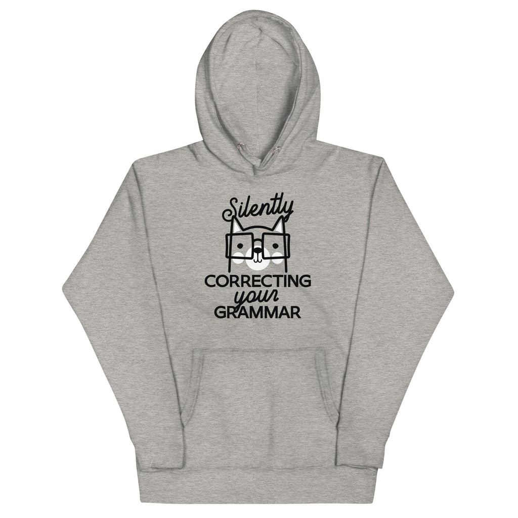 Silently Correcting Your Grammar Unisex Hoodie T-Shirts, Sweatshirt | CoreVibeTees.com (Image 1)