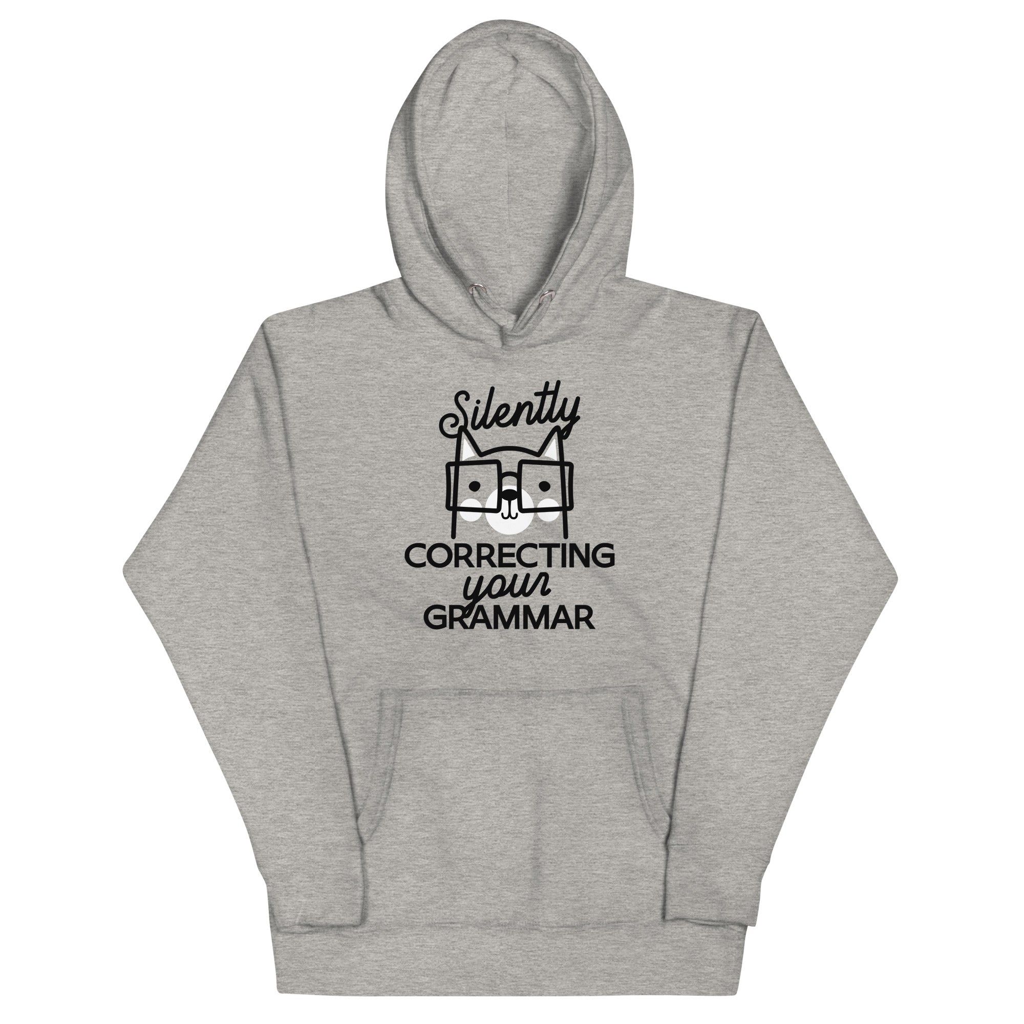 Silently Correcting Your Grammar Unisex Hoodie T-Shirts, Sweatshirt | CoreVibeTees.com (Image 1)