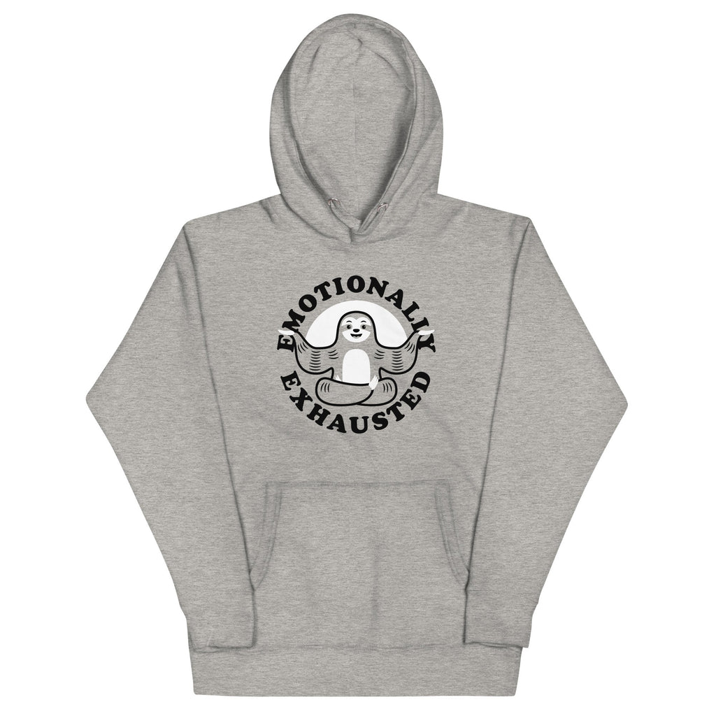 Emotionally Exhausted Unisex Hoodie T-Shirts, Sweatshirt | CoreVibeTees.com (Image 1)