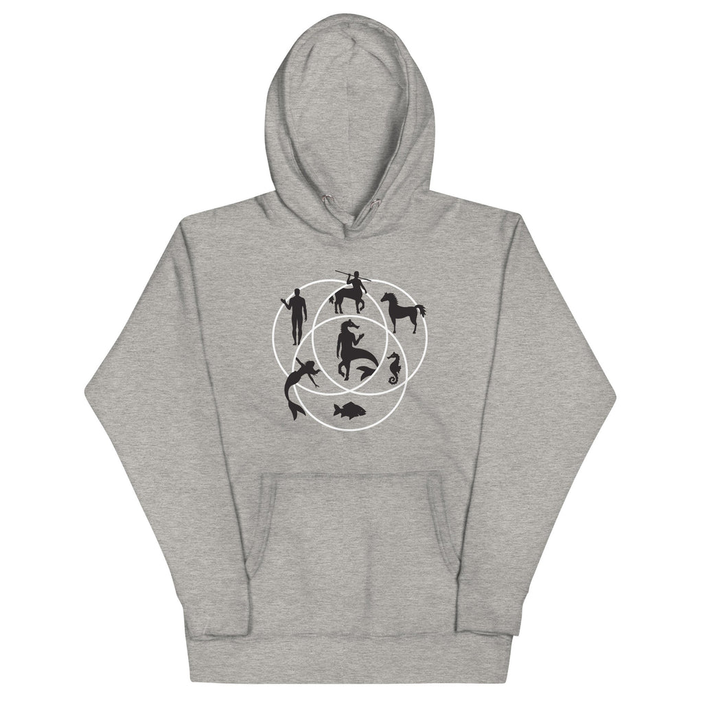 Human Horse Fish Venn Diagram Unisex Hoodie T-Shirts, Sweatshirt | CoreVibeTees.com (Image 1)