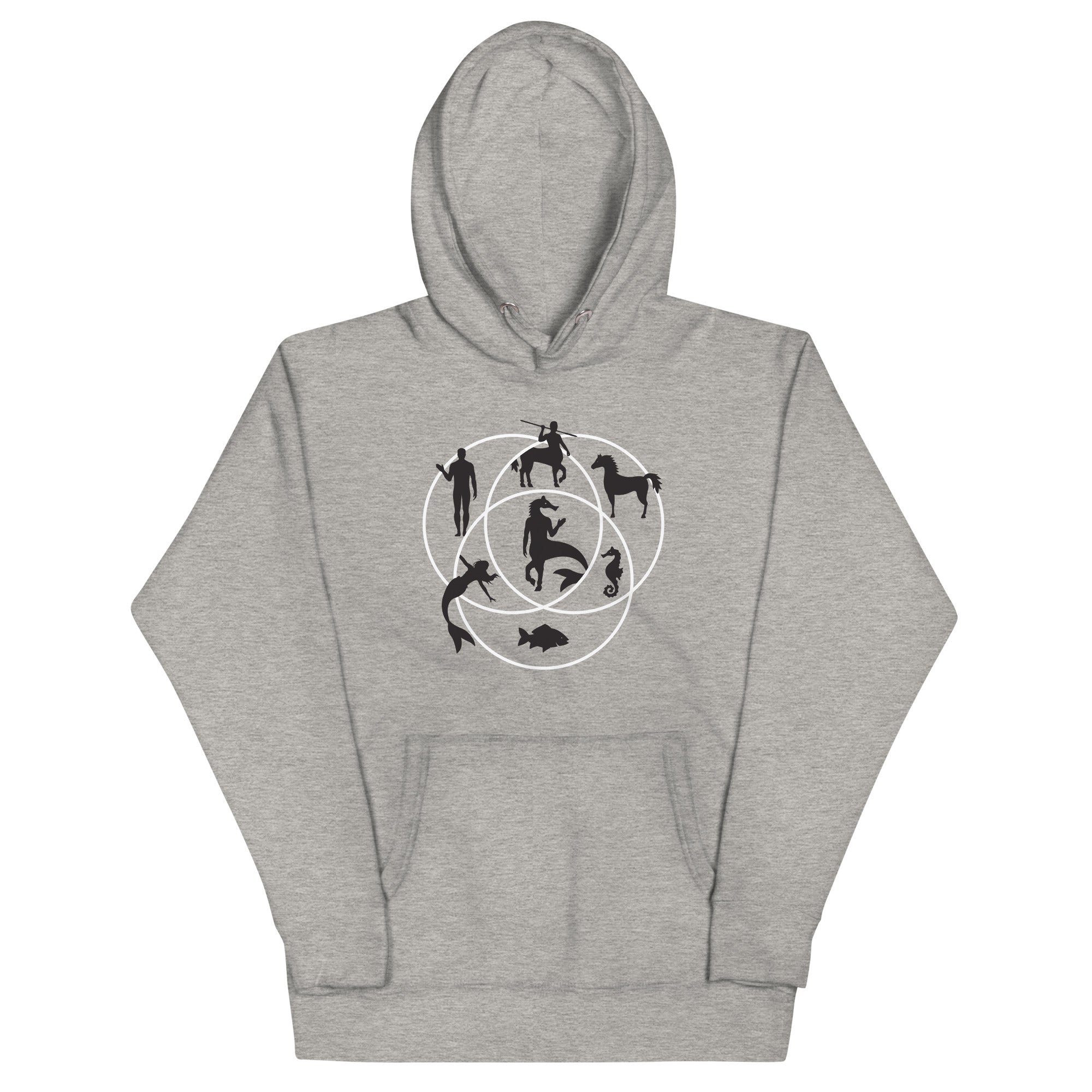 Human Horse Fish Venn Diagram Unisex Hoodie T-Shirts, Sweatshirt | CoreVibeTees.com (Image 1)