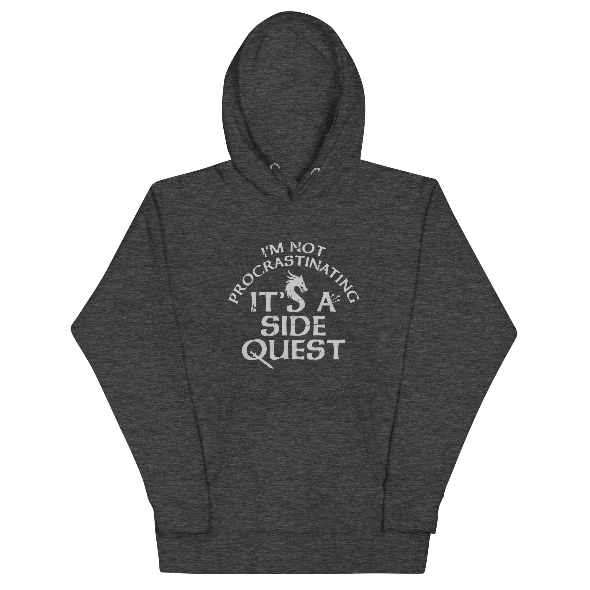 I'm Not Procrastinating, It's A Side Quest Unisex Hoodie T-Shirts, Sweatshirt | CoreVibeTees.com (Image 3)