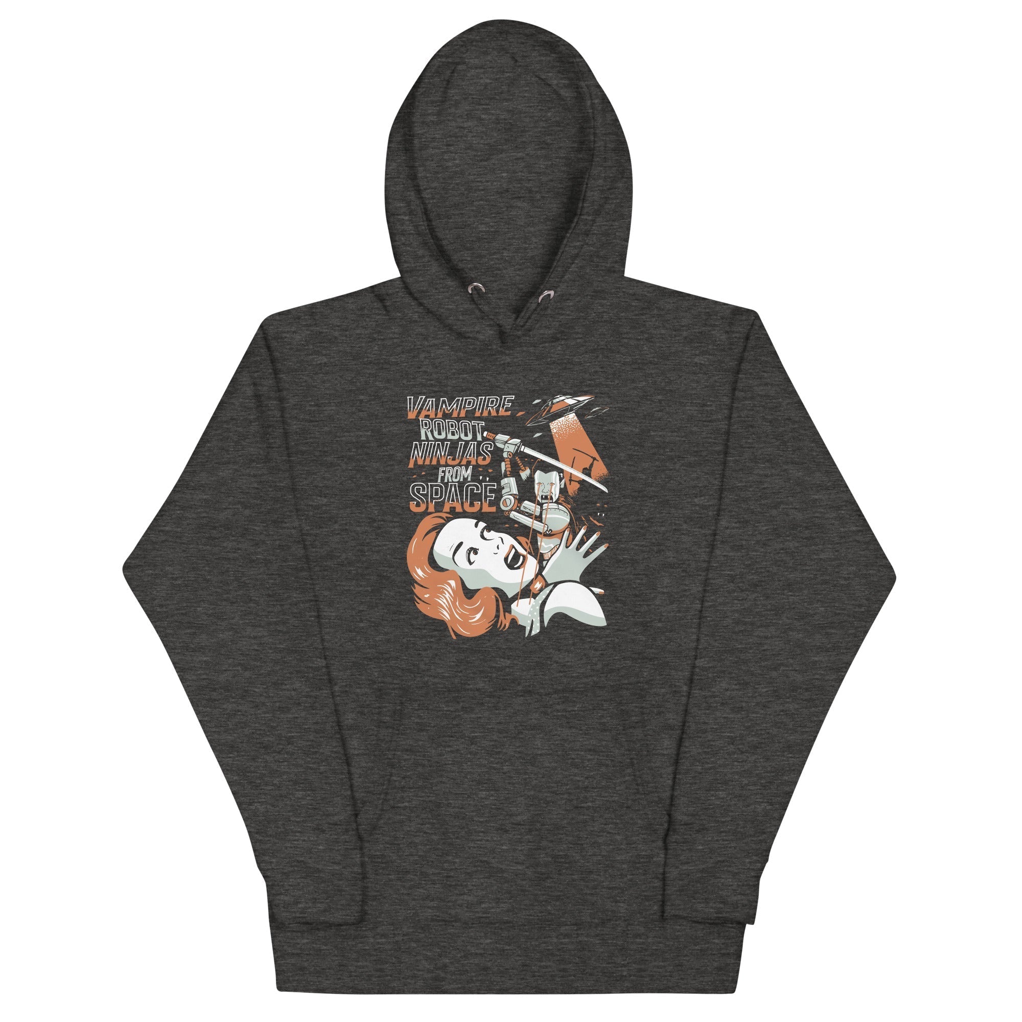 Vampire Robot Ninja From Space Unisex Hoodie T-Shirts, Sweatshirt | CoreVibeTees.com (Image 3)