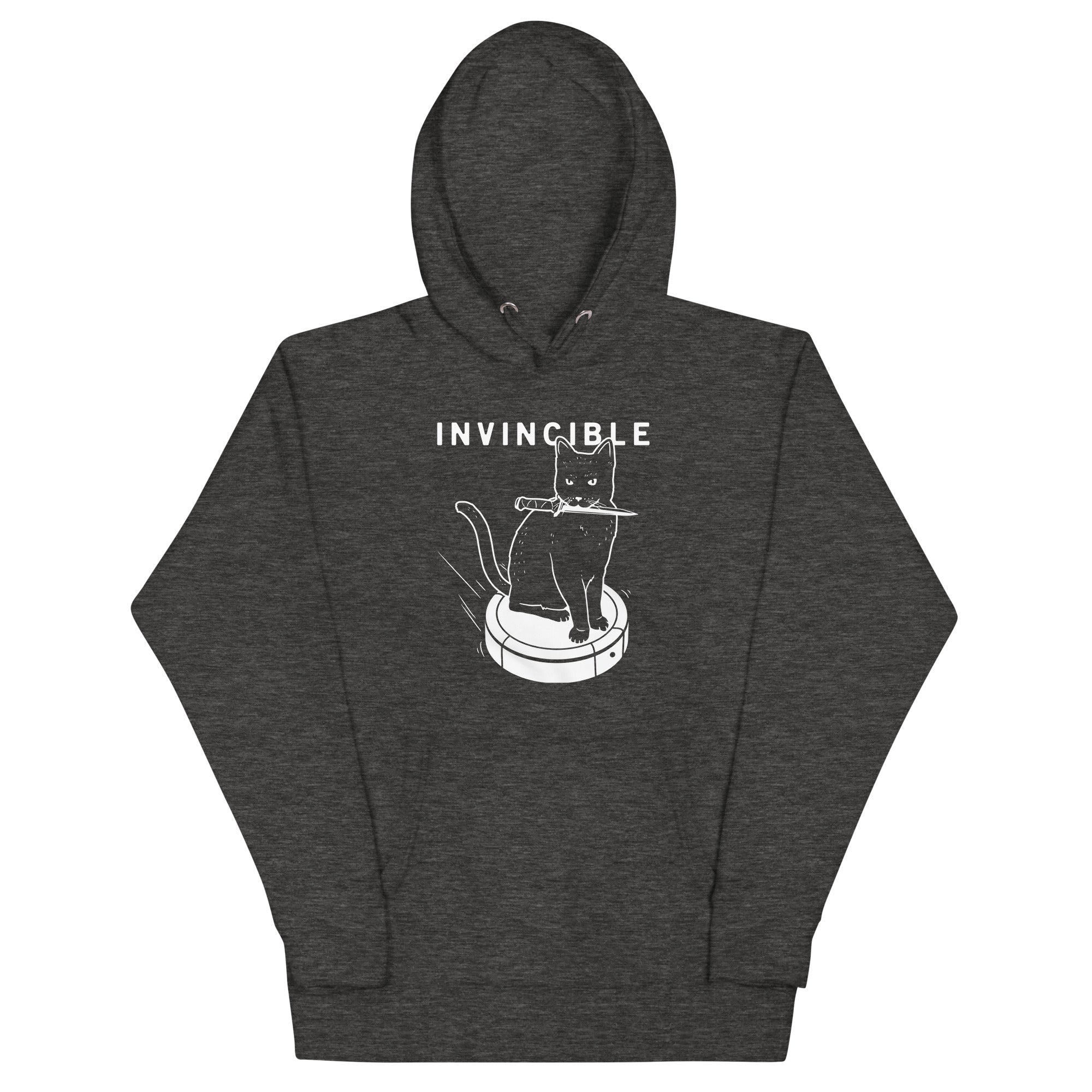 Invincible Cat Unisex Hoodie T-Shirts, Sweatshirt | CoreVibeTees.com (Image 4)