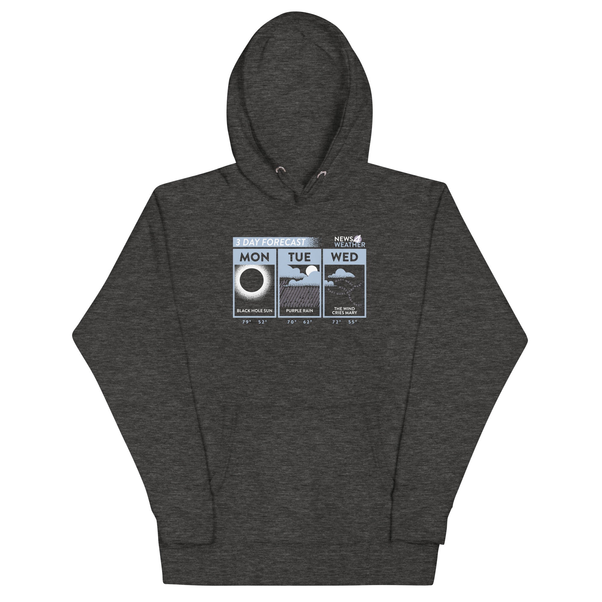 3 Day Forecast Unisex Hoodie T-Shirts, Sweatshirt | CoreVibeTees.com (Image 3)