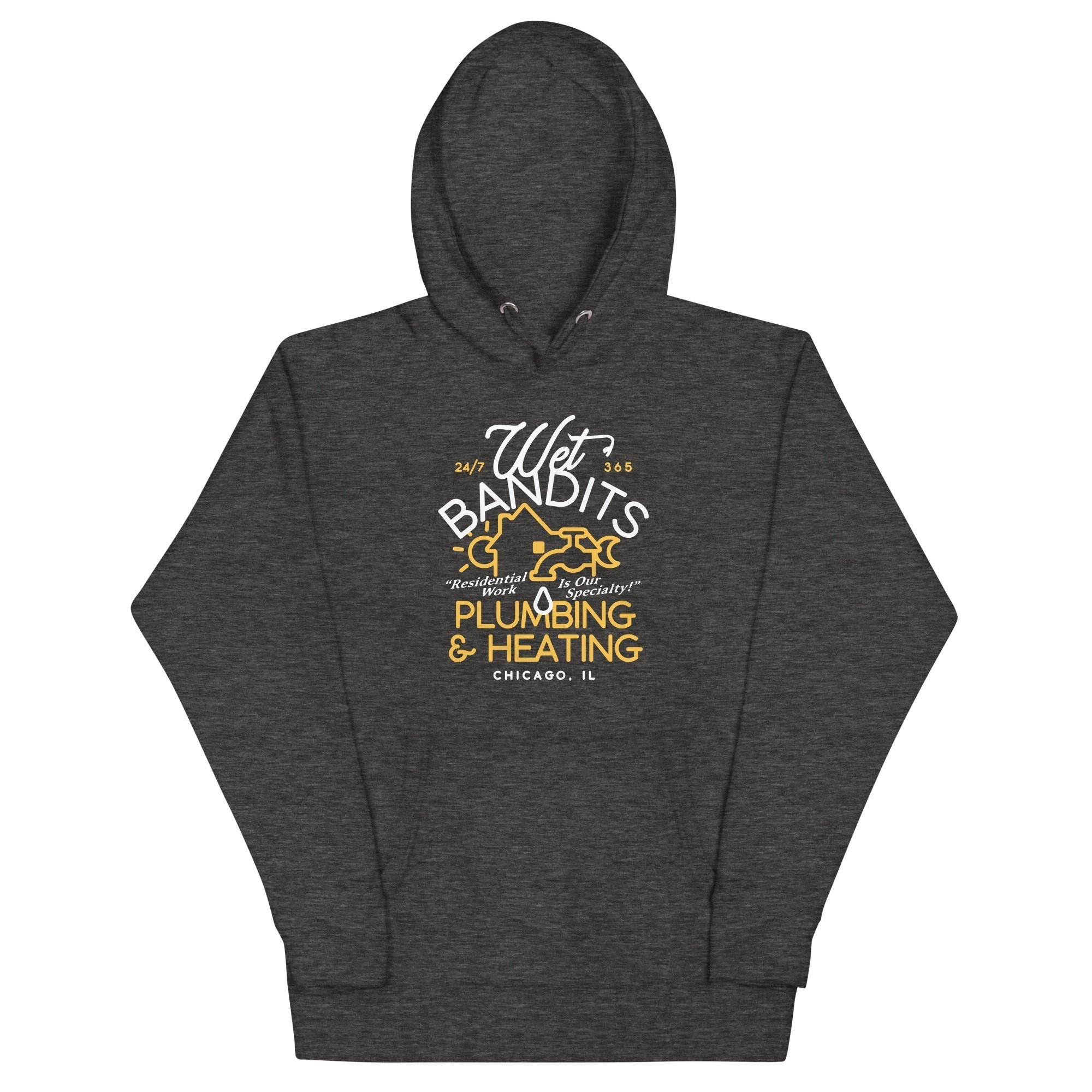 Wet Bandits Plumbing & Heating Unisex Hoodie T-Shirts, Sweatshirt | CoreVibeTees.com (Image 4)